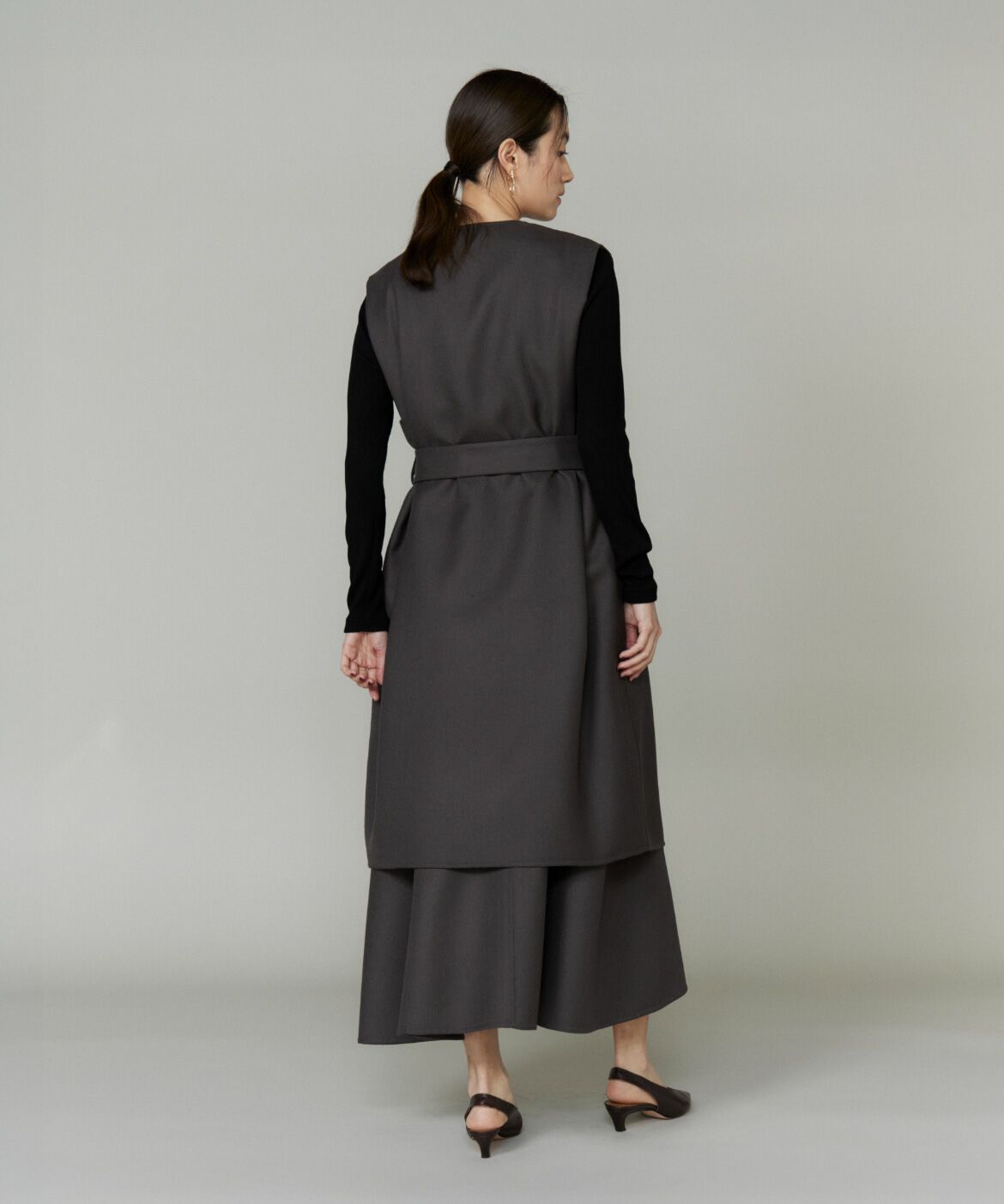 la veille by SUPERIOR CLOSET「《大きいサイズ》オーバージレ」|ダウンベスト・ベスト|