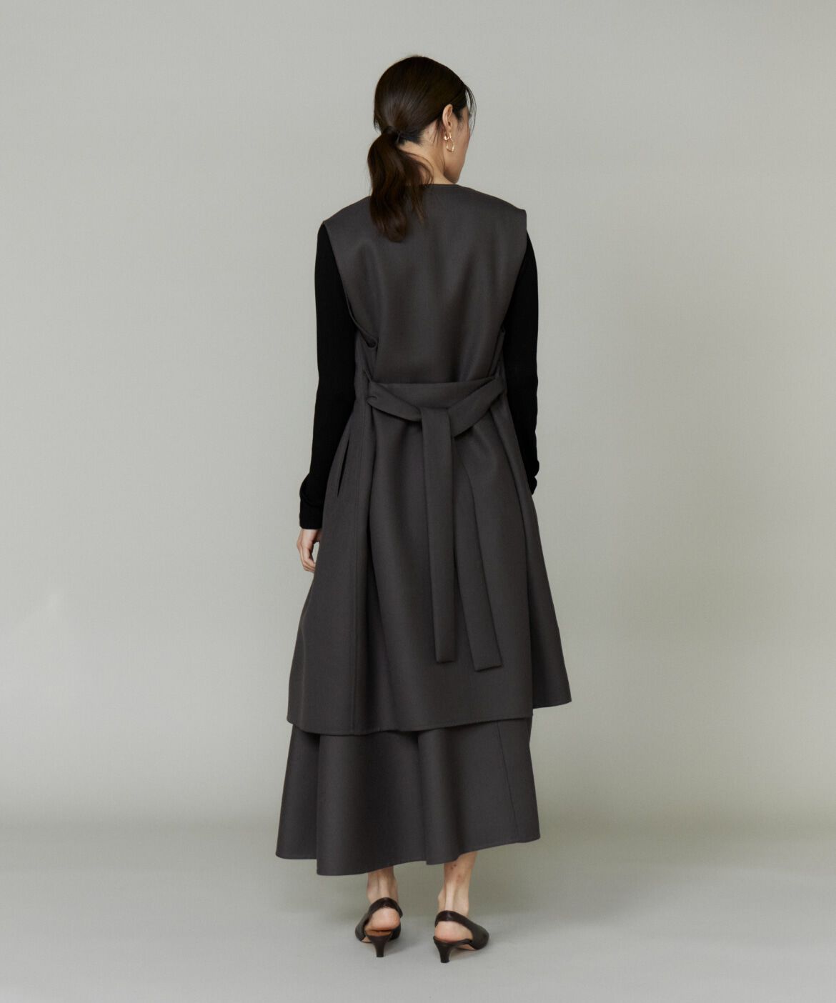 la veille by SUPERIOR CLOSET「《大きいサイズ》オーバージレ」|ダウンベスト・ベスト|