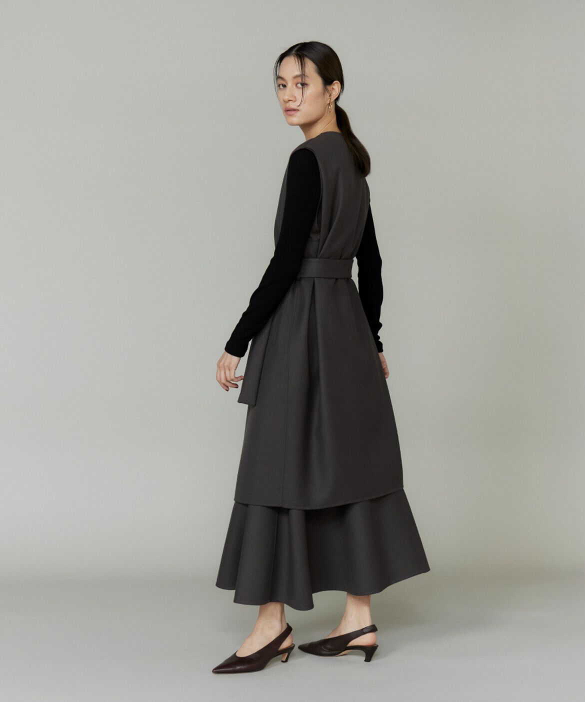 la veille by SUPERIOR CLOSET「《大きいサイズ》オーバージレ」|ダウンベスト・ベスト|