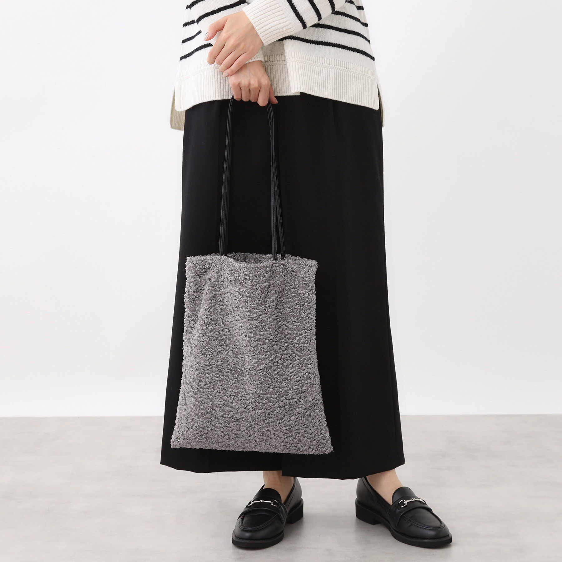 Reflect「【コーディネートのアクセントに◎】もこもこボアトートバッグ」|トートバッグ|