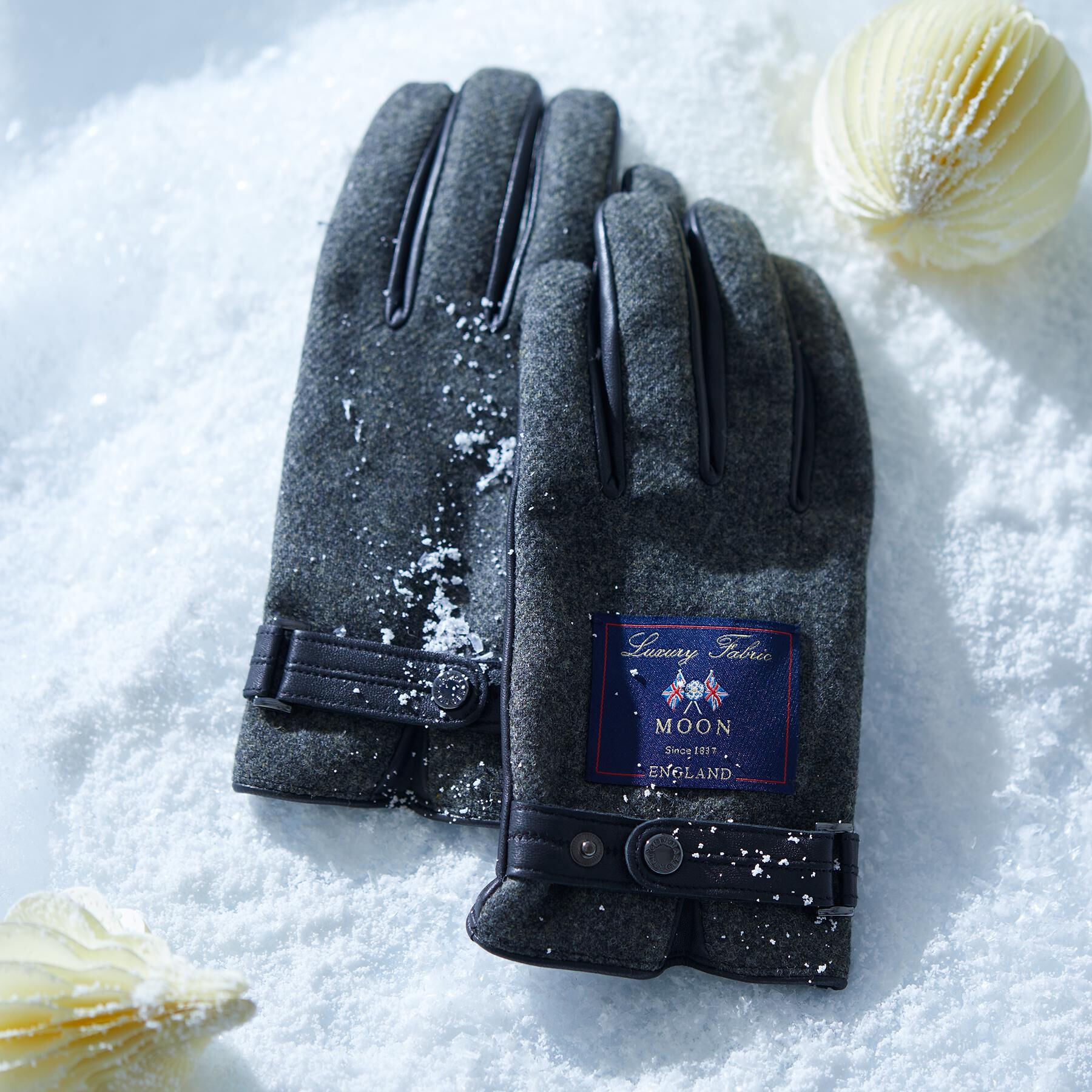 tk.TAKEO KIKUCHI「【本革／ギフトにおススメ】MOONグローブ」|手袋|グレー(712)