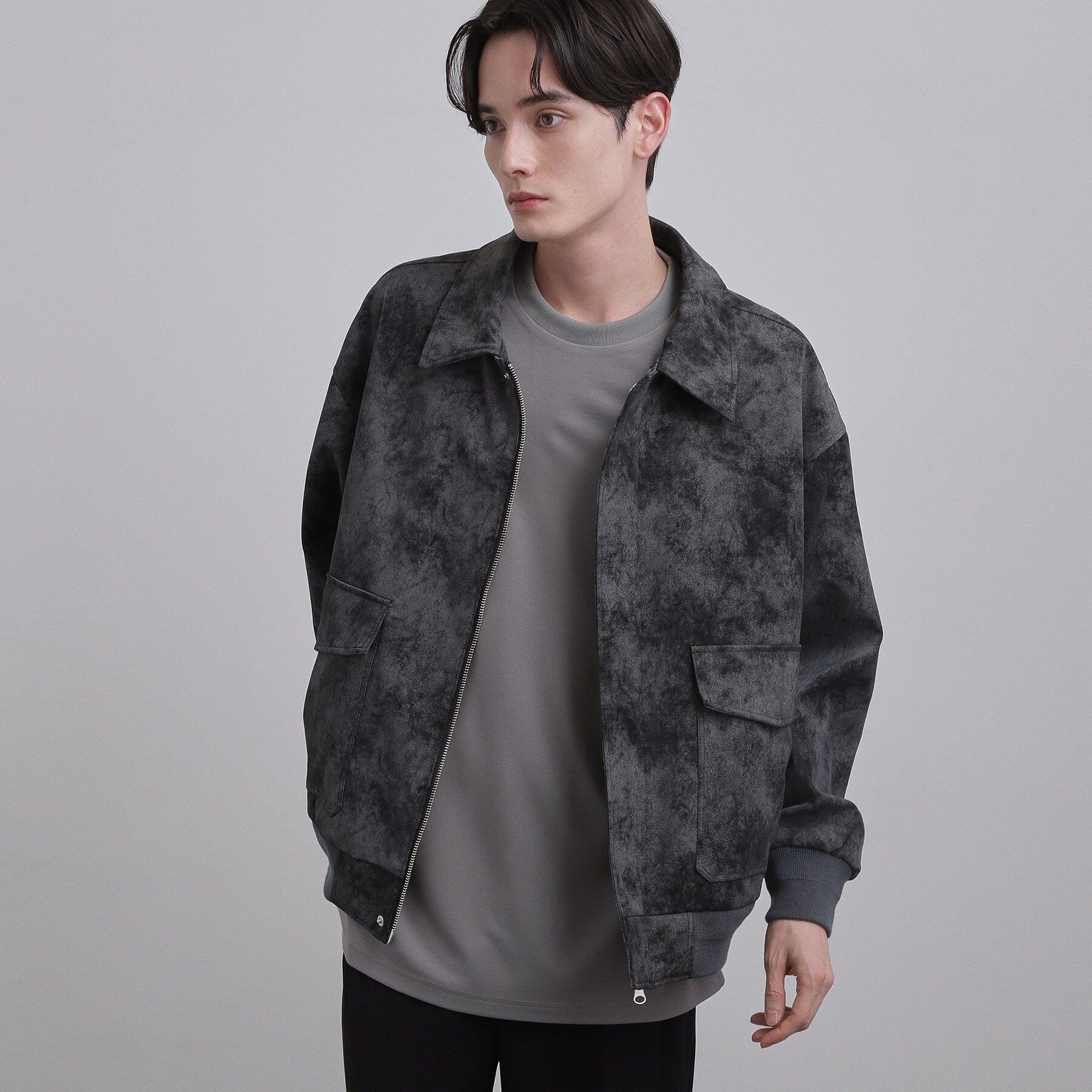 tk.TAKEO KIKUCHI「A2リブブルゾン」|ブルゾン・スタジャン|
