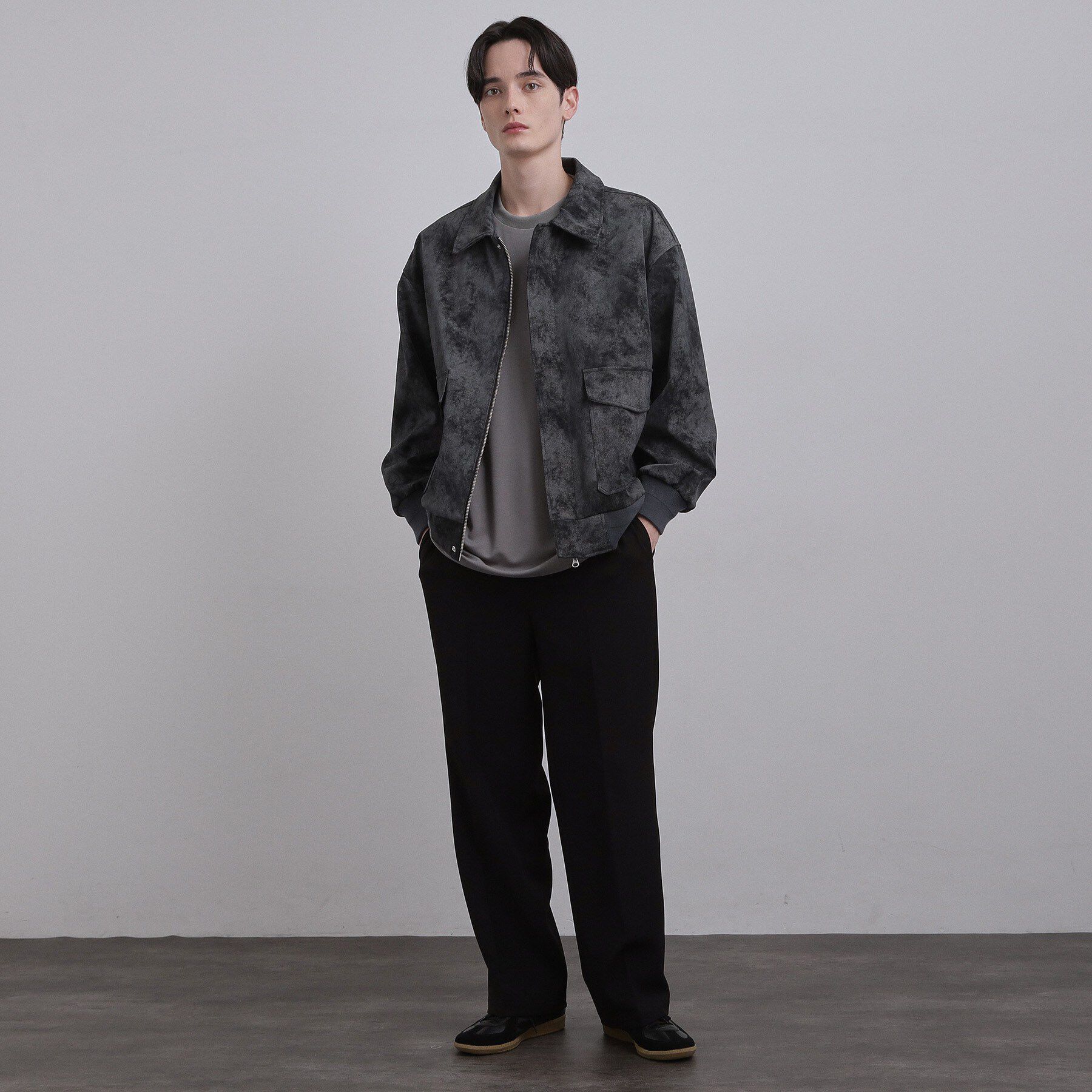 tk.TAKEO KIKUCHI「A2リブブルゾン」|ブルゾン・スタジャン|