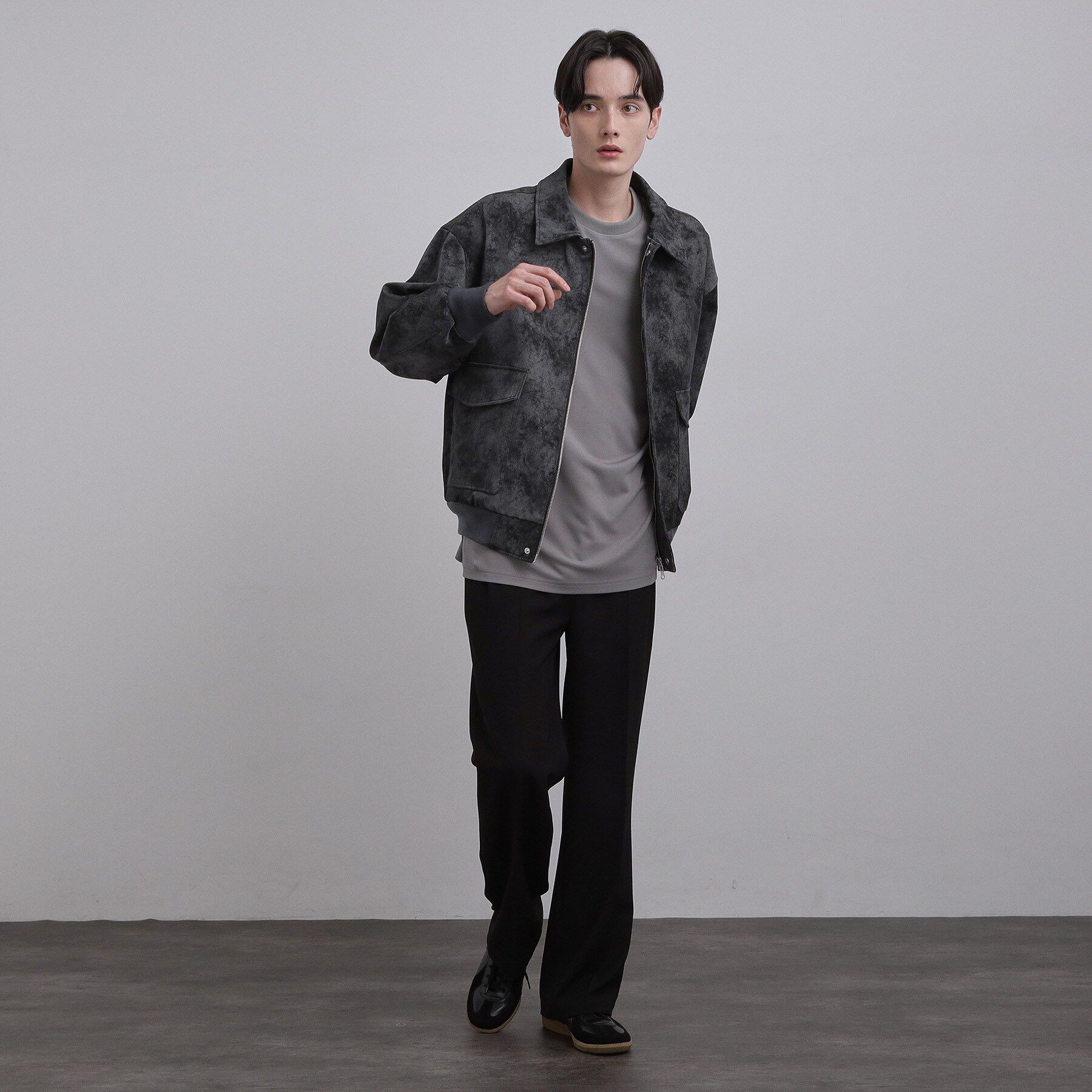 tk.TAKEO KIKUCHI「A2リブブルゾン」|ブルゾン・スタジャン|