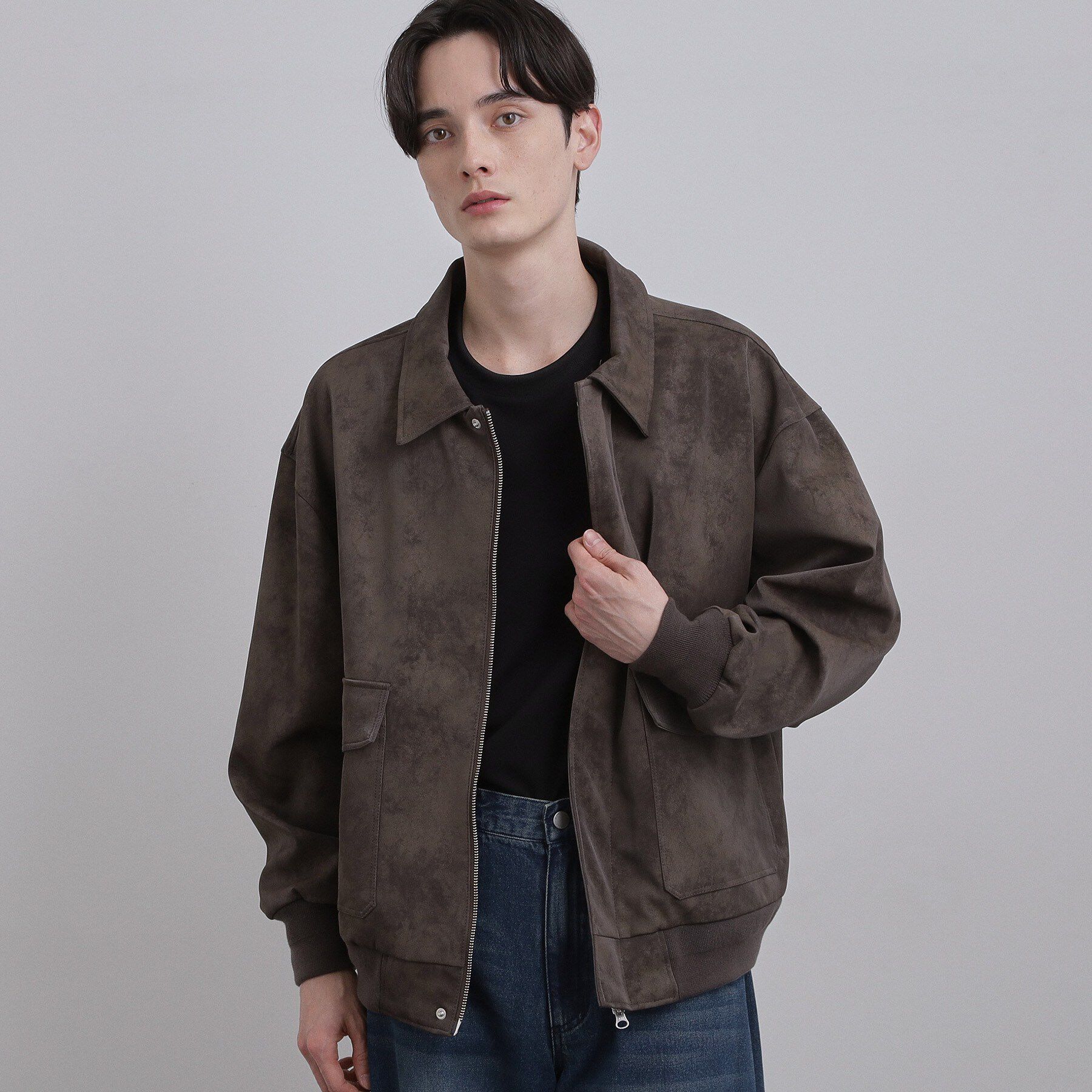 tk.TAKEO KIKUCHI「A2リブブルゾン」|ブルゾン・スタジャン|