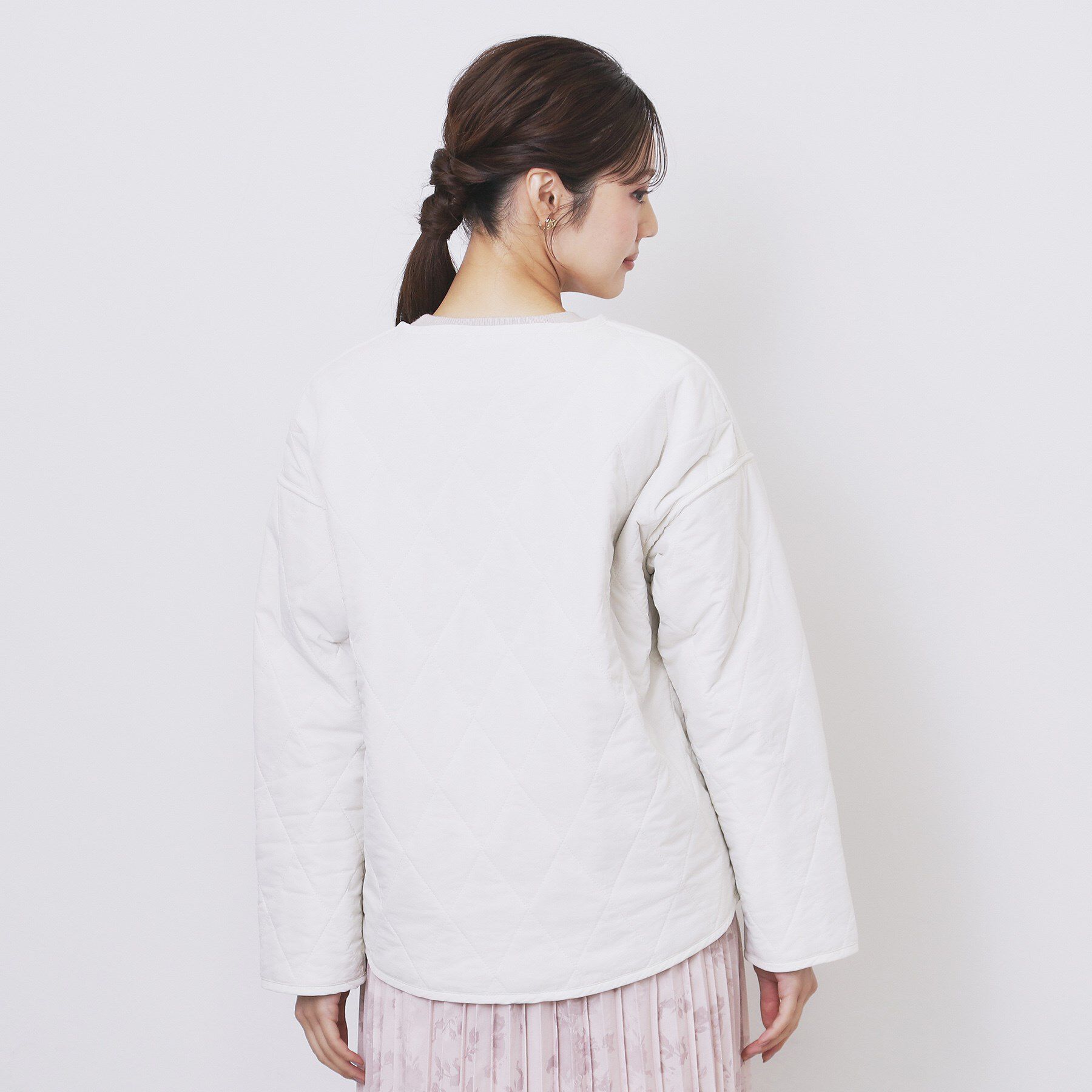 index「リバーシブル キルティングファーブルゾン【洗濯機OK】」|ブルゾン・スタジャン|