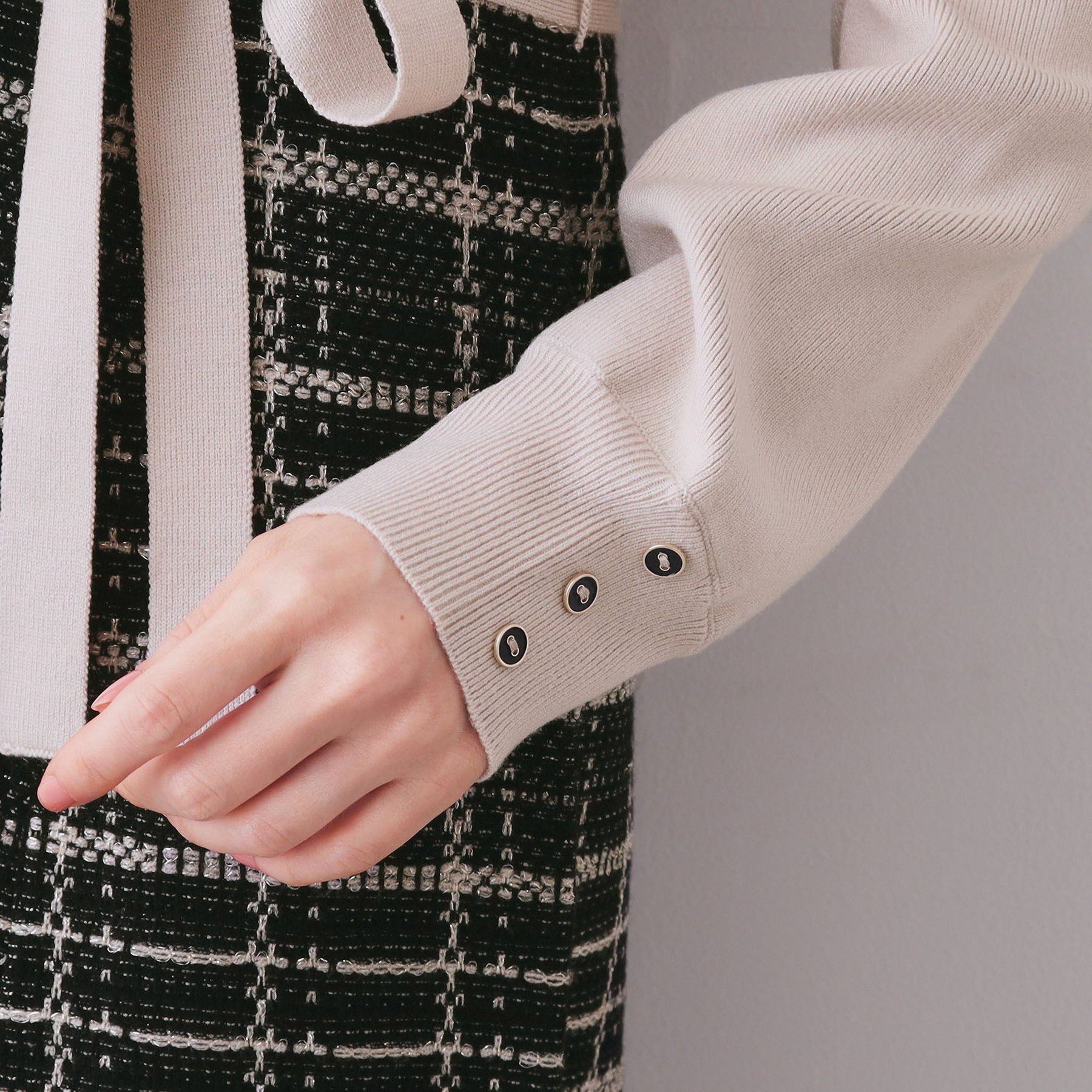 index「チェックラメジャカードニットワンピース」|ワンピース|