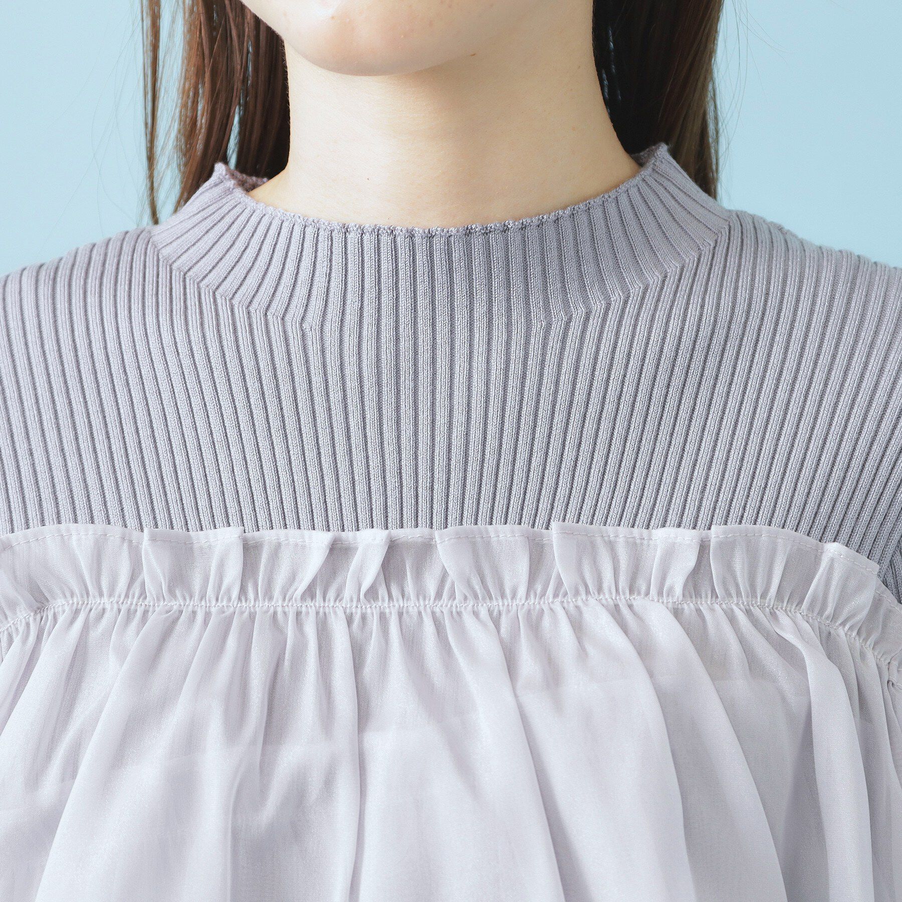 index「3wayフリルドッキングニット【洗濯機OK/坑ピル】」|ニット・セーター|