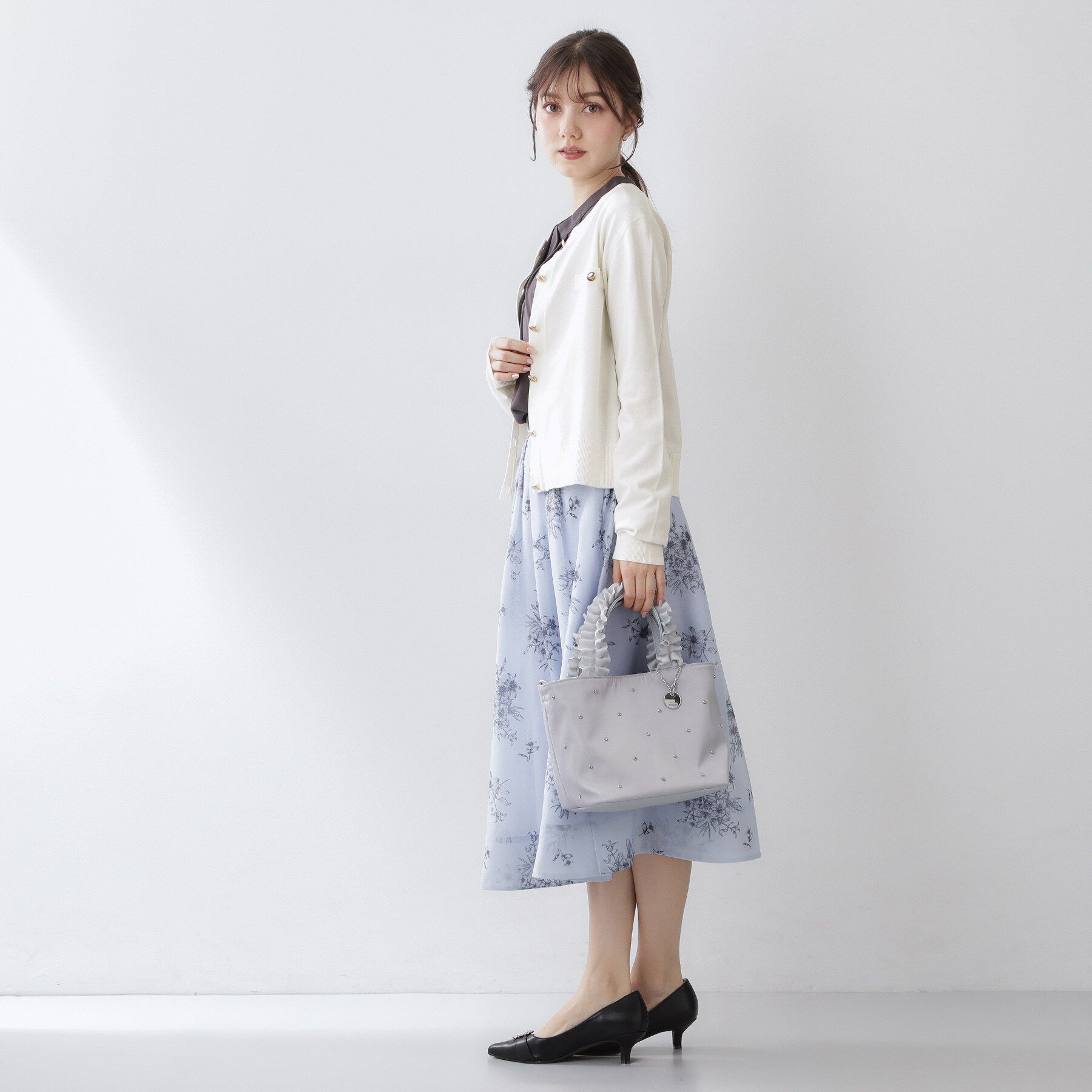 index「ボクシークルーネックカーディガン【洗濯機OK】《5col》」|カーディガン|