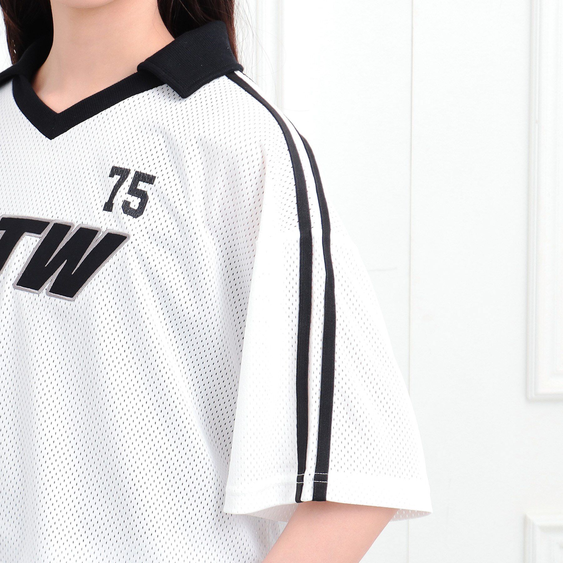 PINK-latte「【セットアイテム】衿付きVネックメッシュT＋タンクセット」|その他|