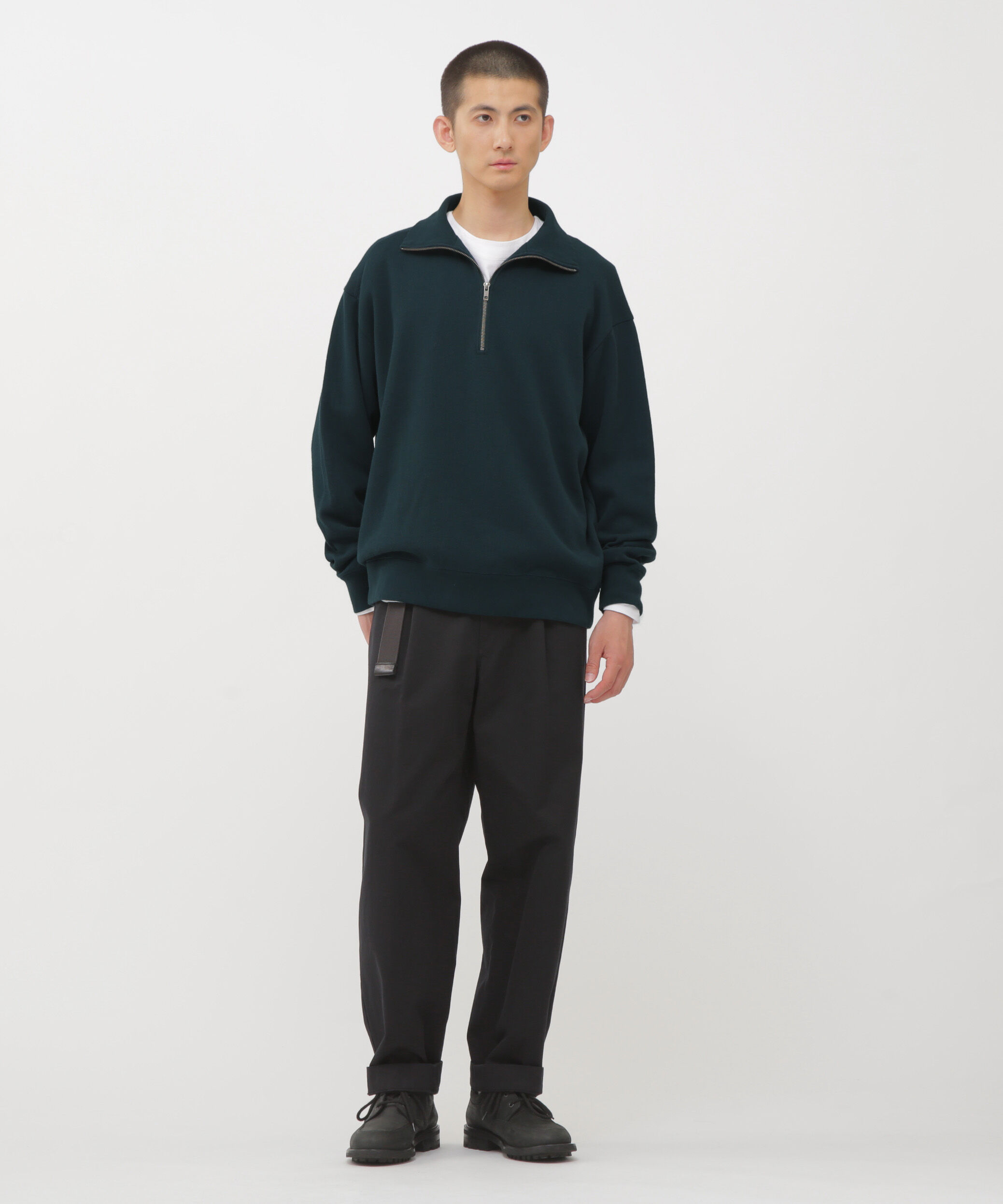 MHL.「DOUBLE FACE SOFT COTTON JERSEY TOP」|Tシャツ・カットソー|