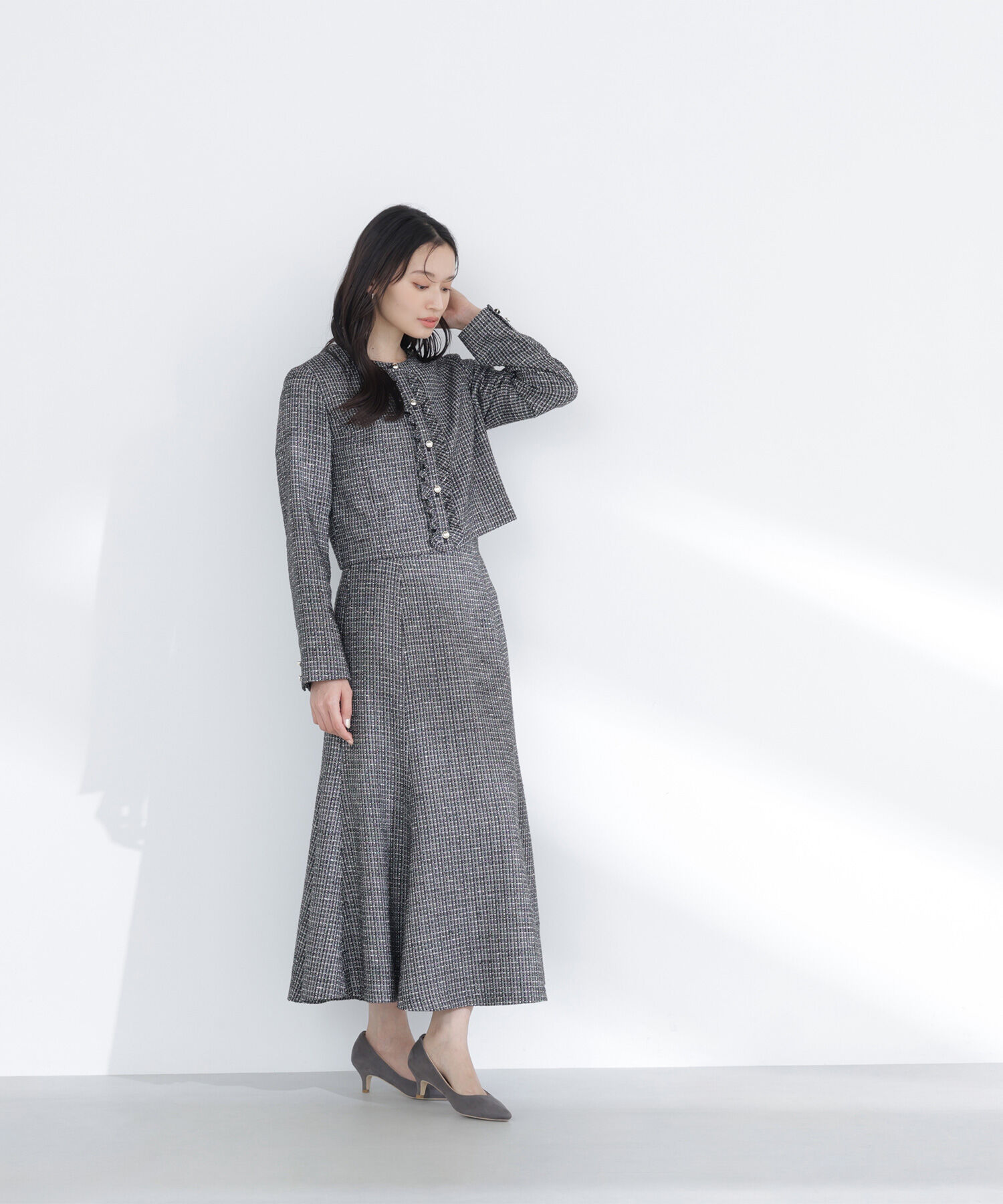  「スプリングツイード SETUP ジャケット」|ブルゾン・スタジャン|