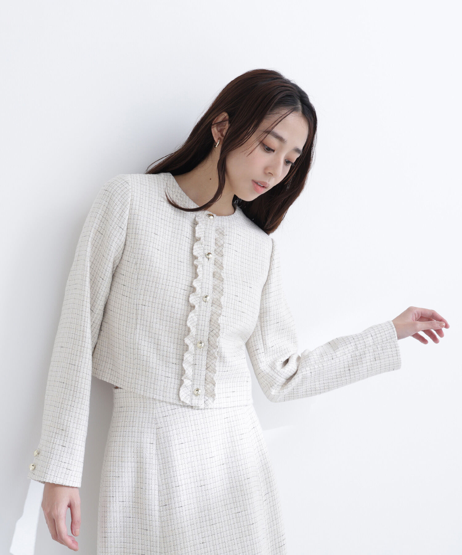  「スプリングツイード SETUP ジャケット」|ブルゾン・スタジャン|