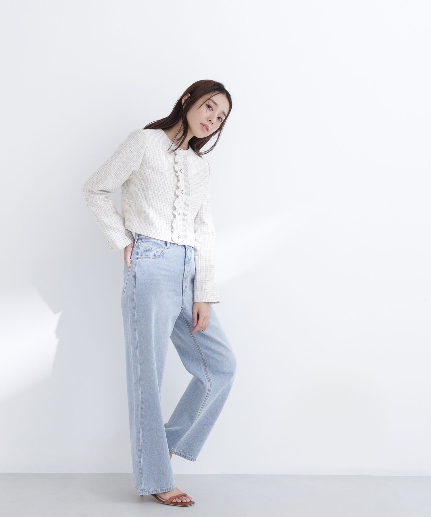  「スプリングツイード SETUP ジャケット」|ブルゾン・スタジャン|