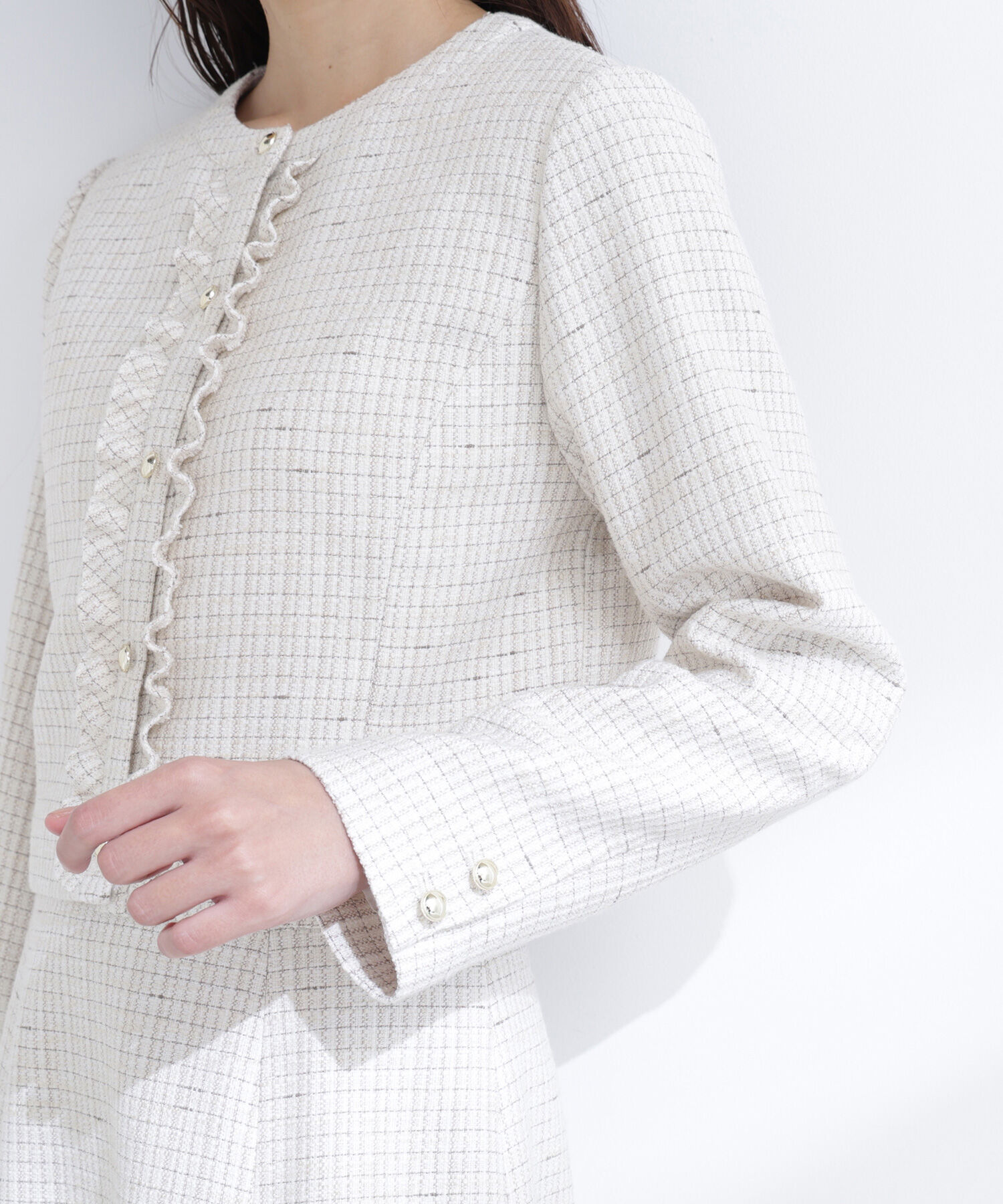  「スプリングツイード SETUP ジャケット」|ブルゾン・スタジャン|