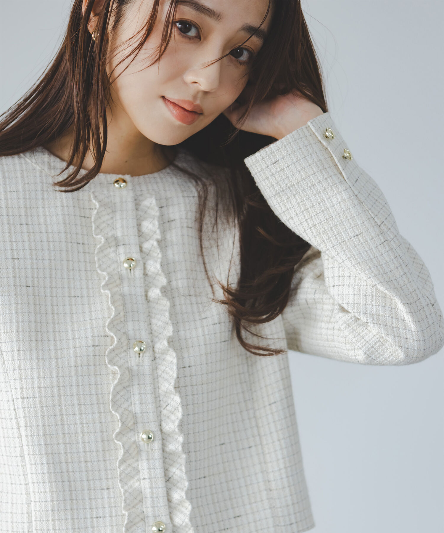  「スプリングツイード SETUP ジャケット」|ブルゾン・スタジャン|