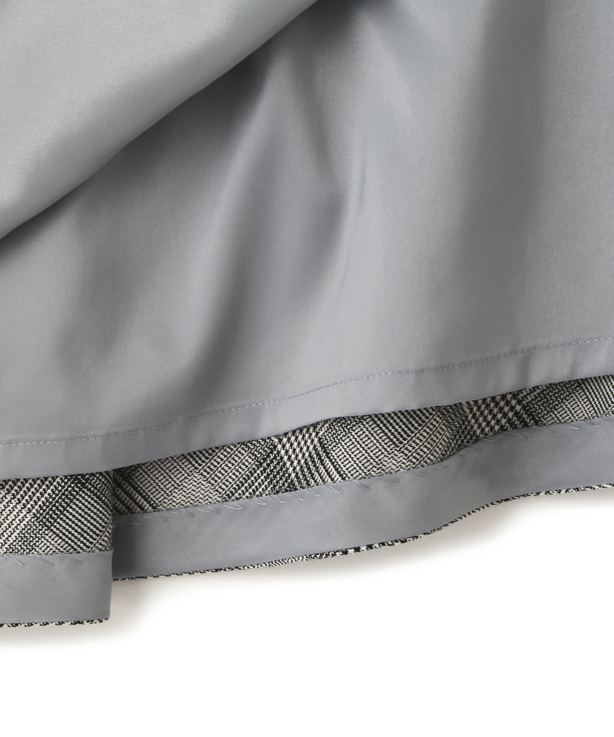  「◆グレンチェックアシンメトリーラッフルスカート」|スカート|