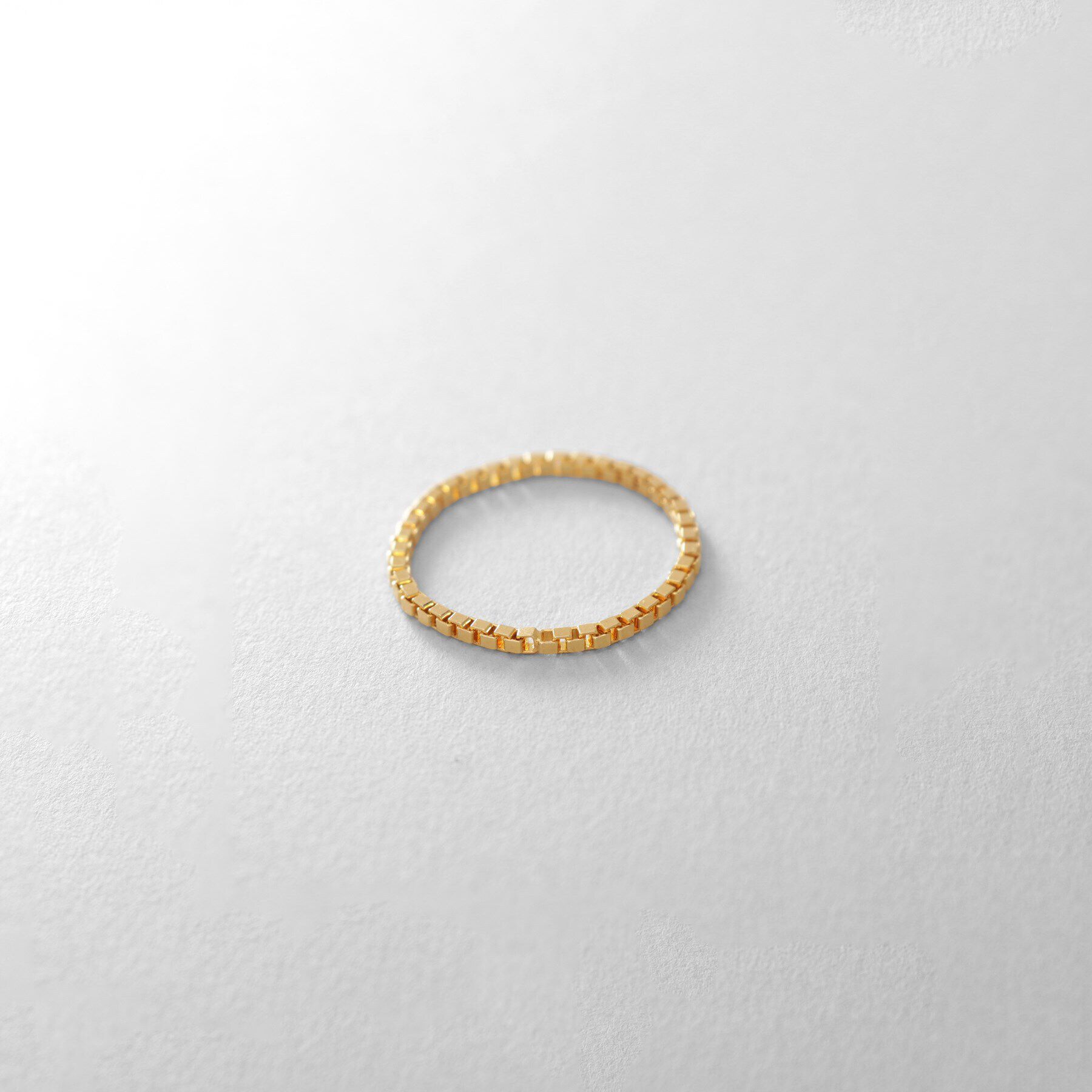 COCOSHNIK ONKITSCH「シルバー チェーンリング ベネチアン GP」|リング|