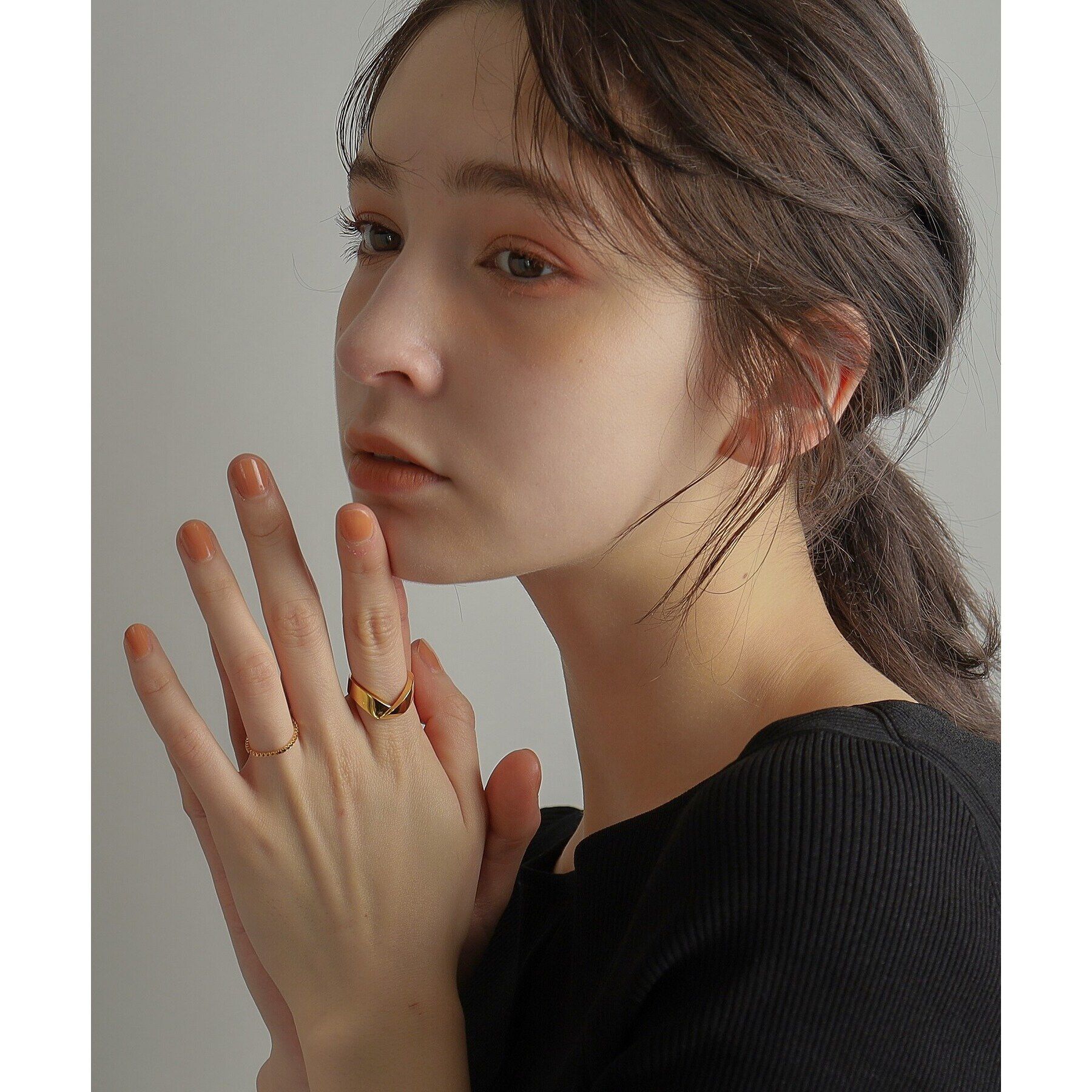 COCOSHNIK ONKITSCH「シルバー チェーンリング ベネチアン GP」|リング|