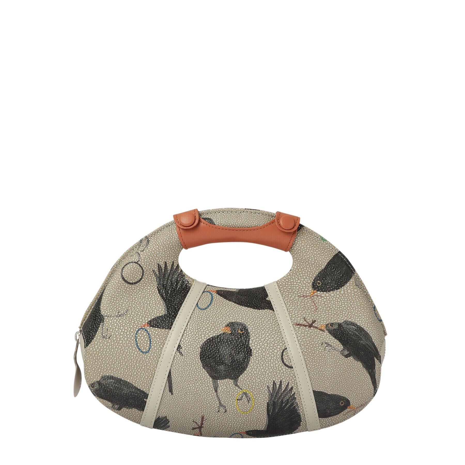 HIROKO HAYASHI「MERLO（メルロ）クロワッサンバッグ」|ハンドバッグ|オレンジ(165)