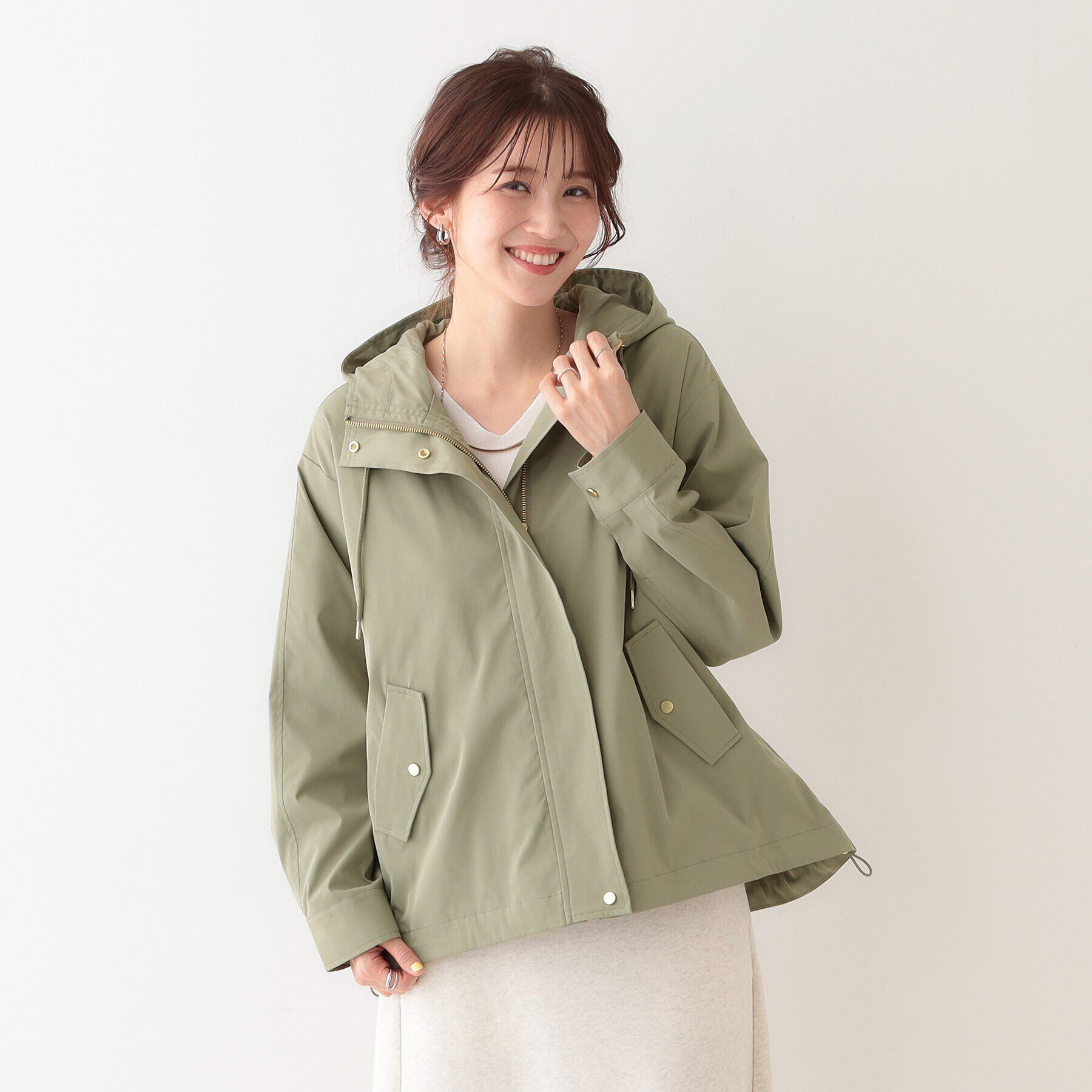 SHOO･LA･RUE「【S-LL/防花粉/撥水】かわいいもかっこいいも叶える 欲張りマウンテンパーカ」|ブルゾン・スタジャン|