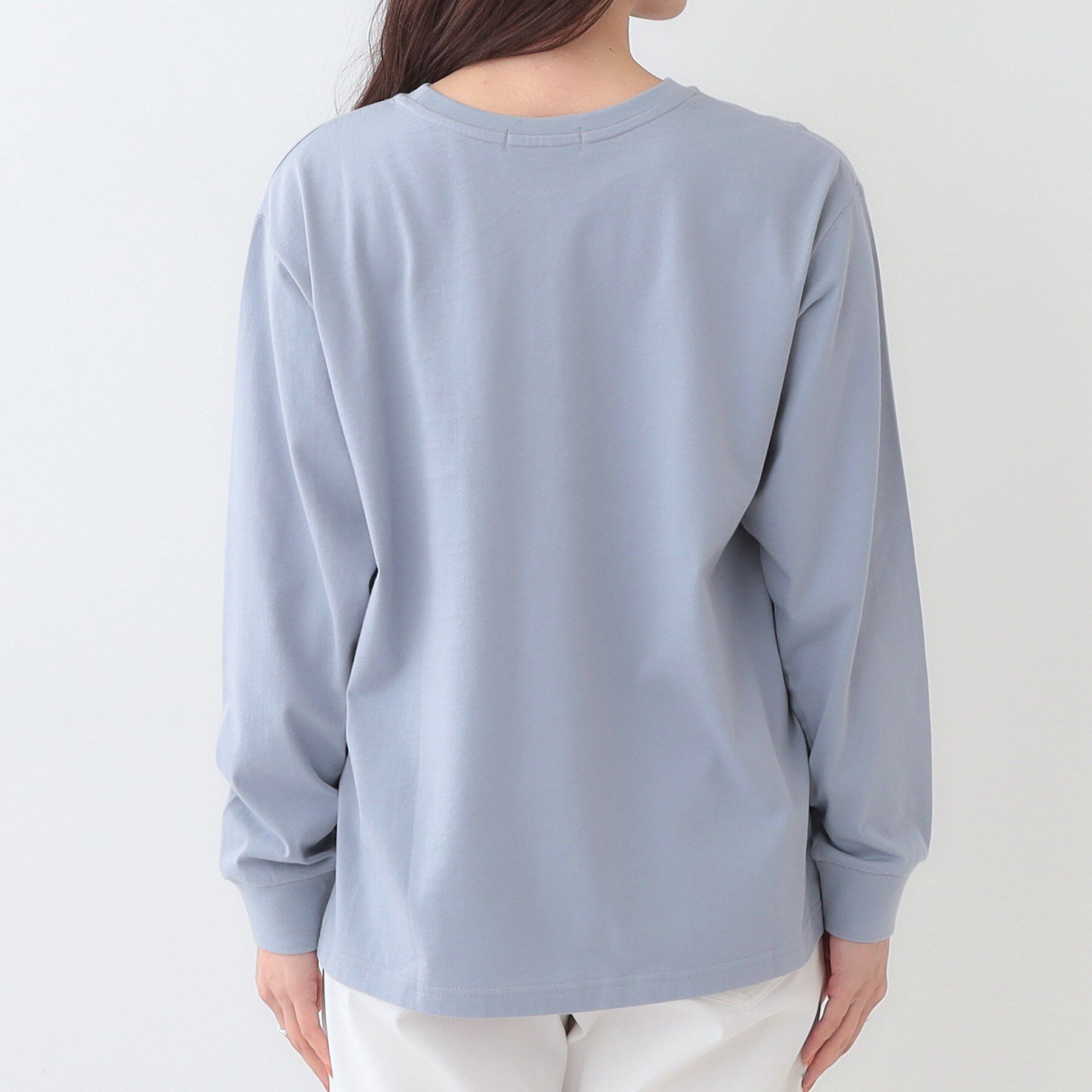 SHOO･LA･RUE「【洗える/S-LL】一枚でもレイヤードでも グラフィック長袖Tシャツ」|Tシャツ・カットソー|