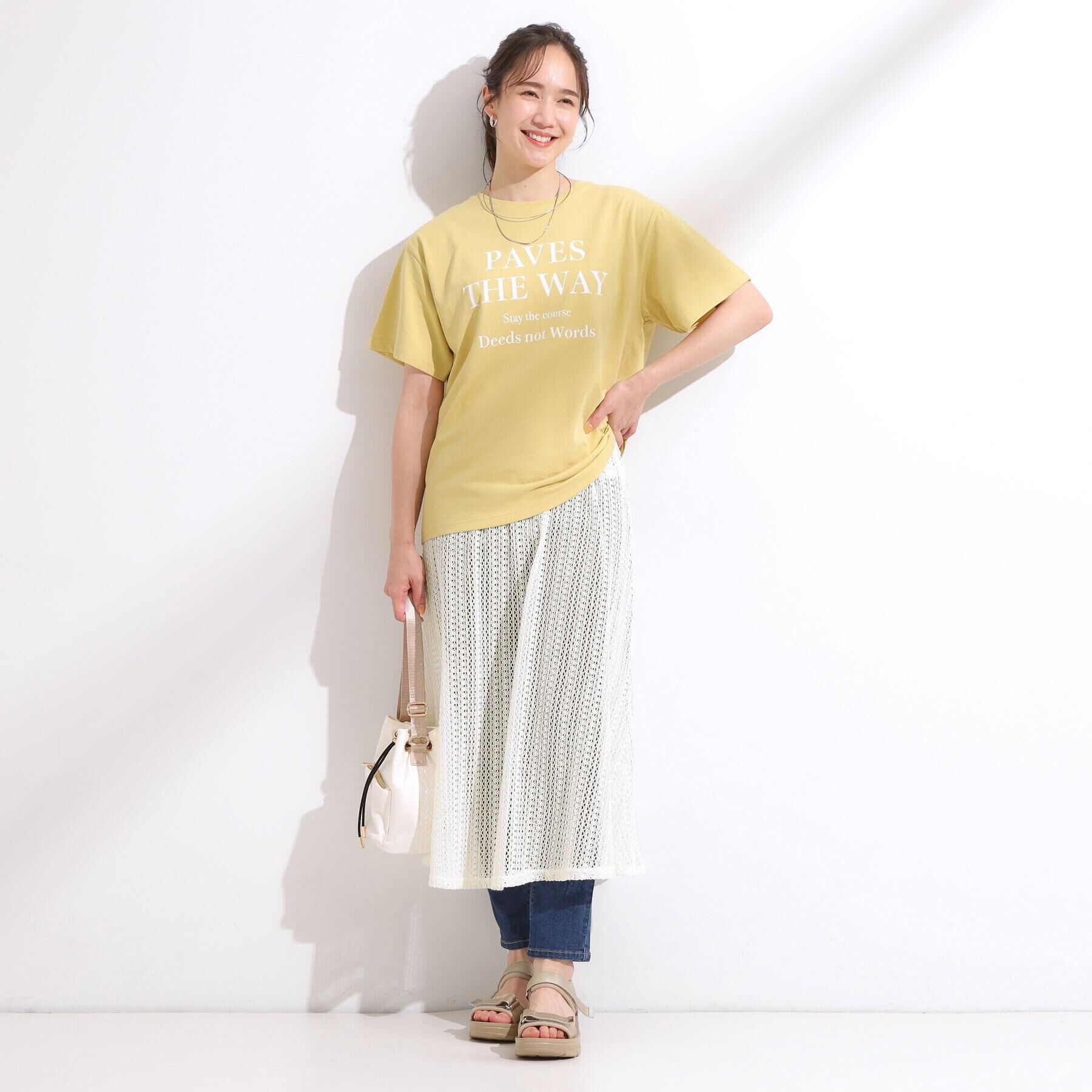 SHOO･LA･RUE「【洗える/S-LL/ひんやり/UV】選べる6柄 プリントTシャツ」|Tシャツ・カットソー|