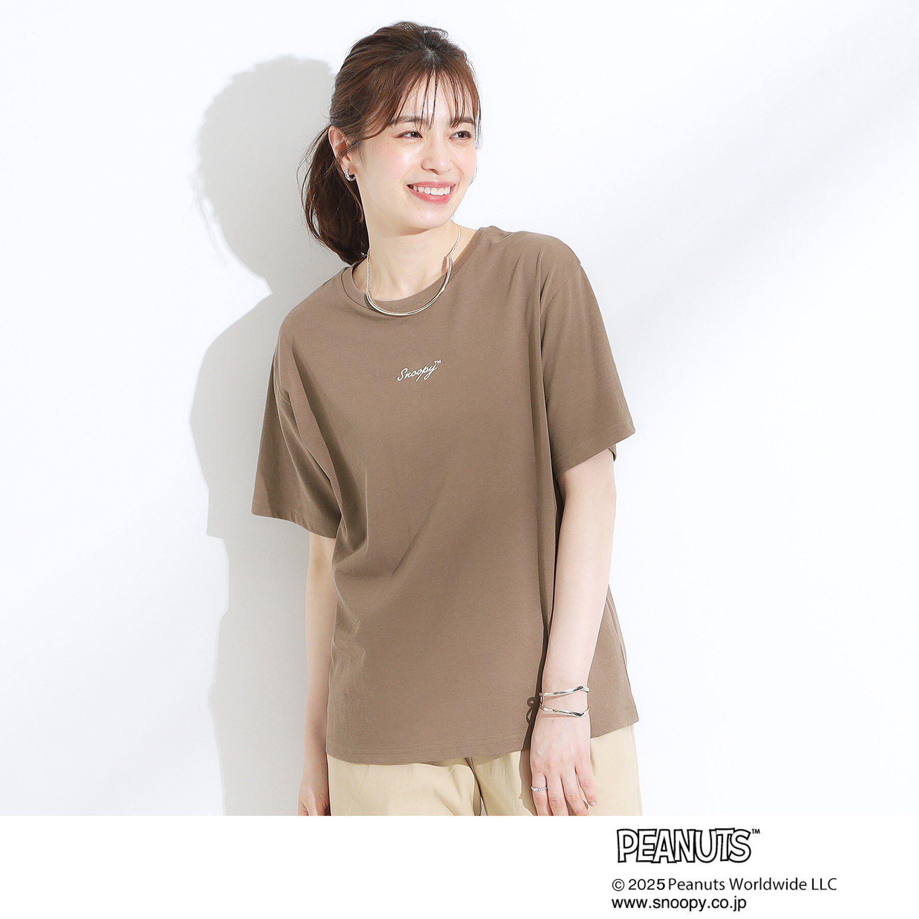 SHOO･LA･RUE「【PEANUTS】ひんやりTシャツ」|Tシャツ・カットソー|