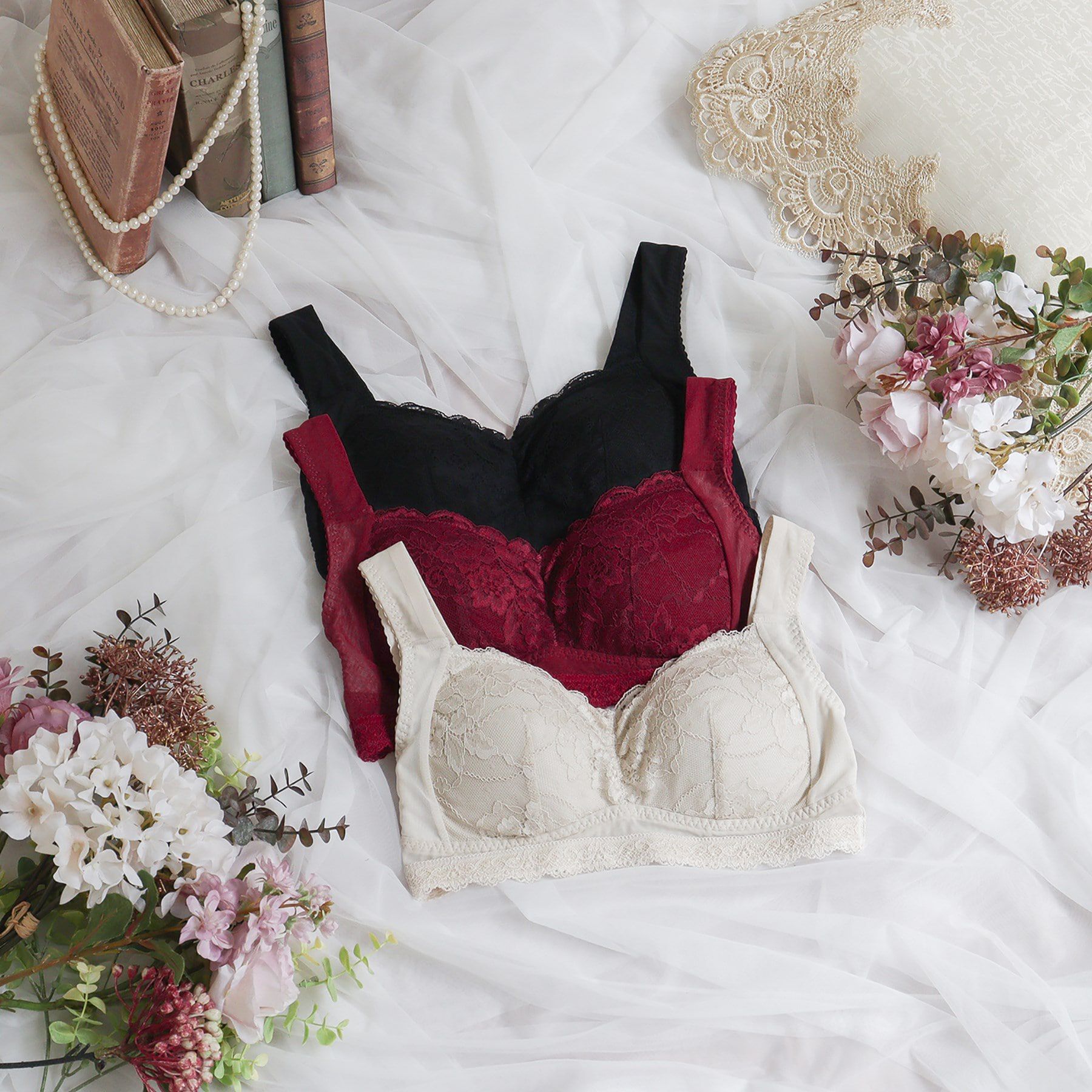 Risa Magli「ノーラ おやすみブラ（LL）」|インナー|