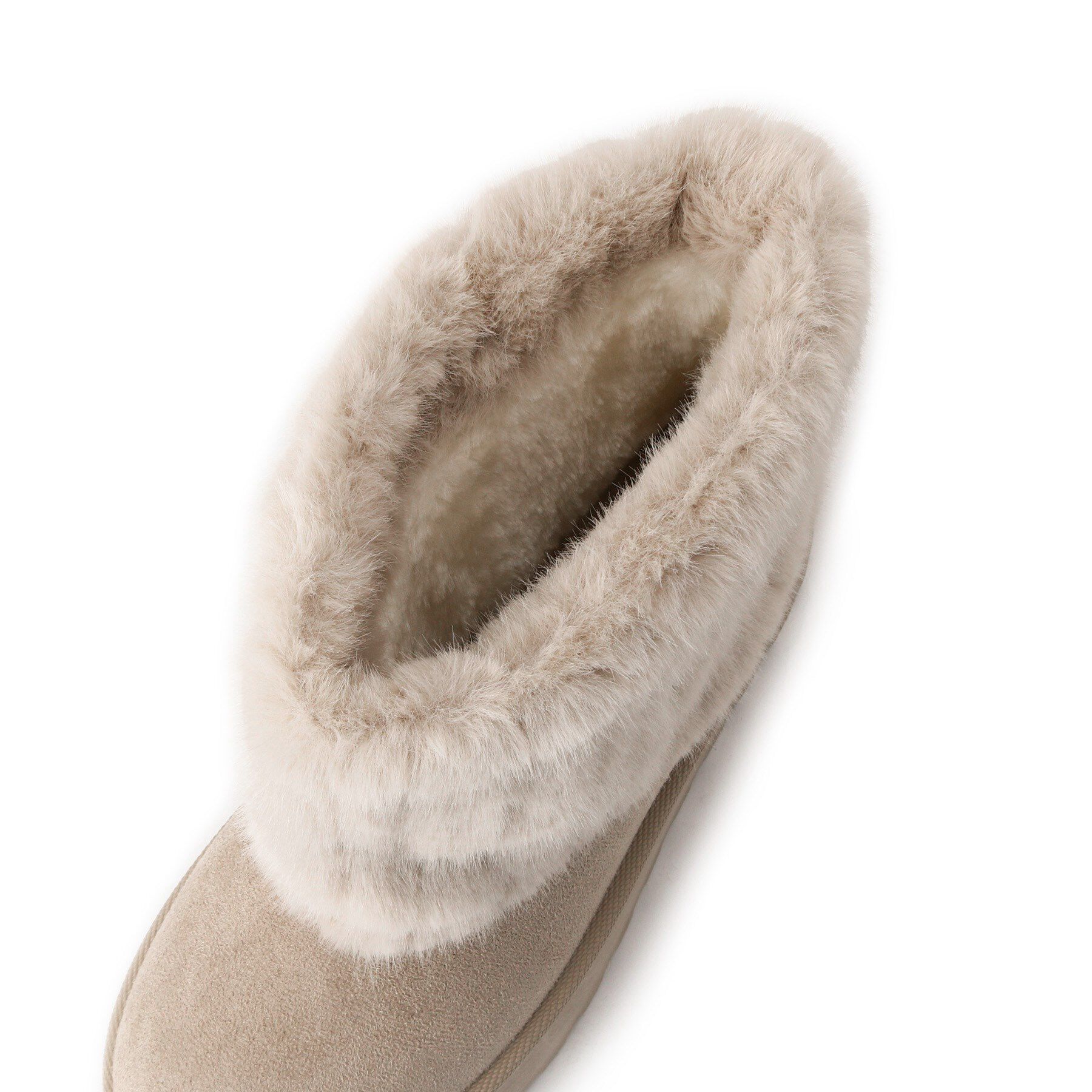 csT&P「厚底フェイクファームートン」|ショートブーツ|