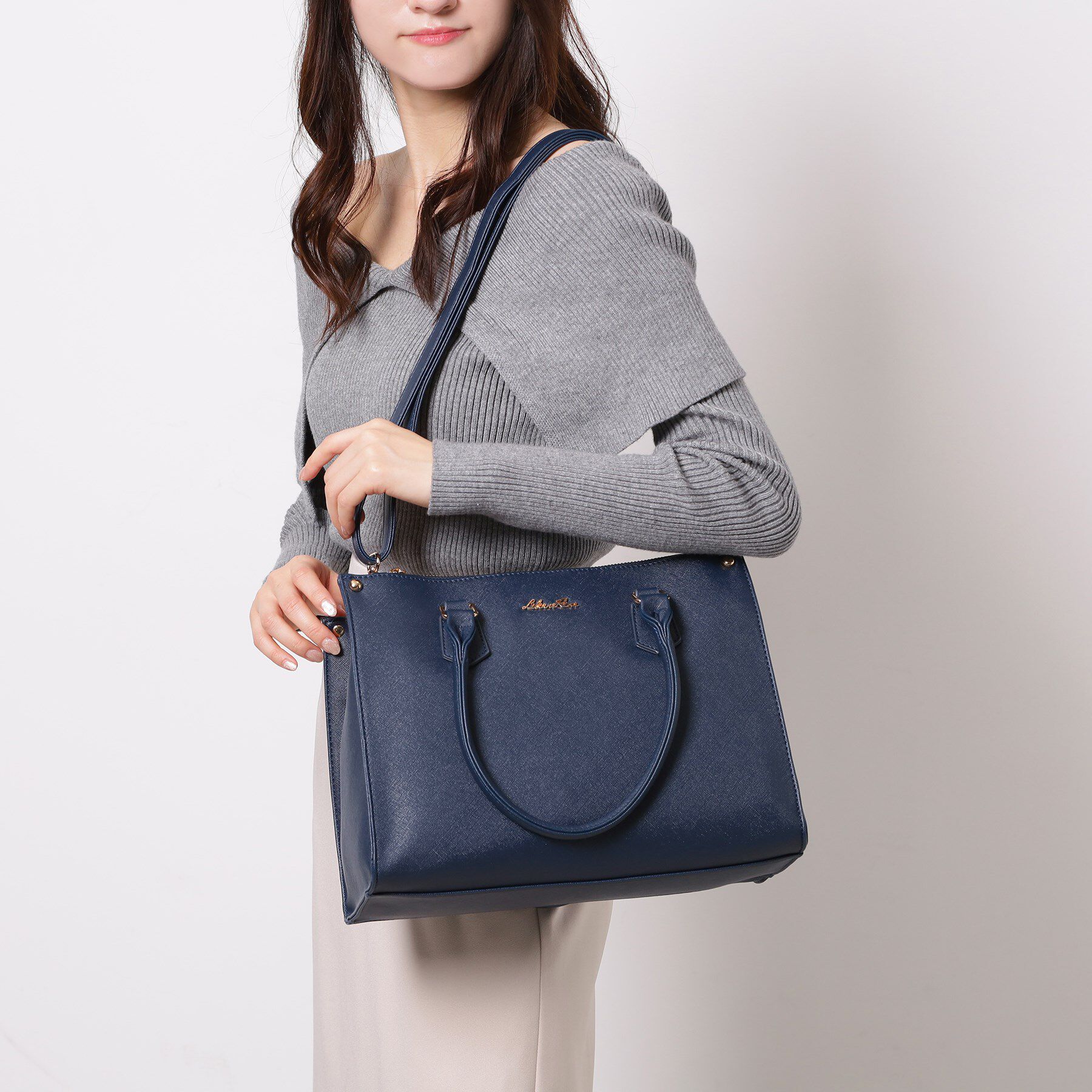 Ober Tashe「【新生活・新学期】2WAYトートバッグ」|トートバッグ|ブルー(093)