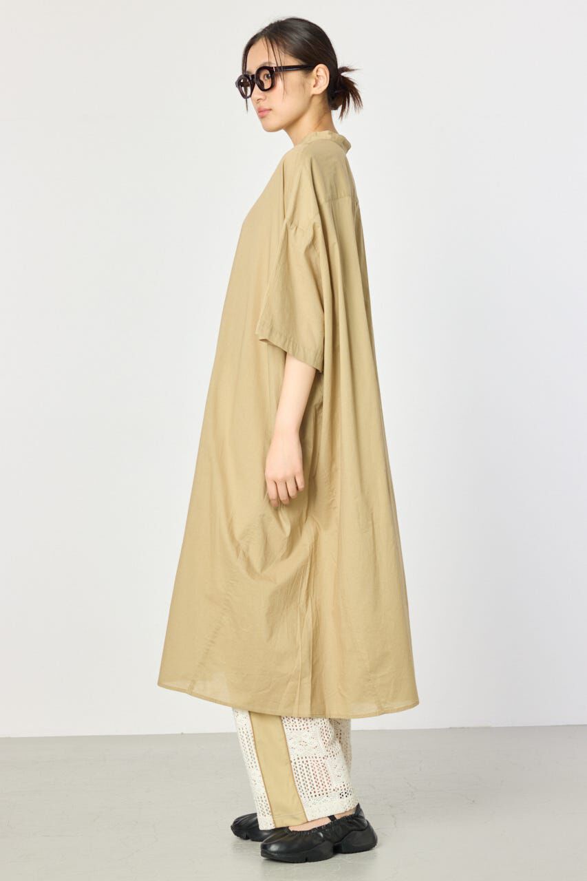 RODEO CROWNS「バンドカラールーズワンピース」|ワンピース|