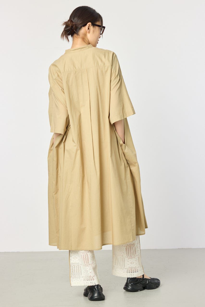 RODEO CROWNS「バンドカラールーズワンピース」|ワンピース|