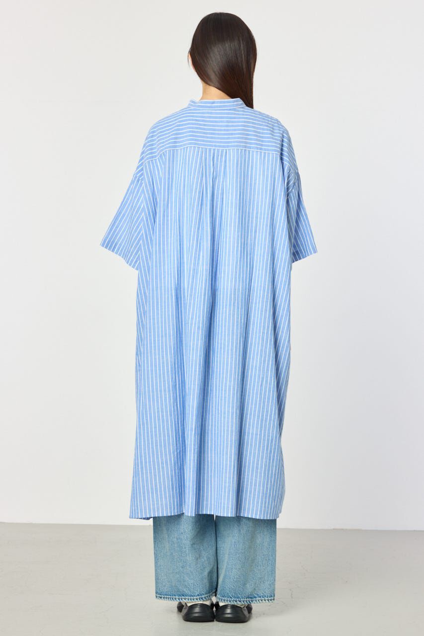 RODEO CROWNS「バンドカラールーズワンピース」|ワンピース|