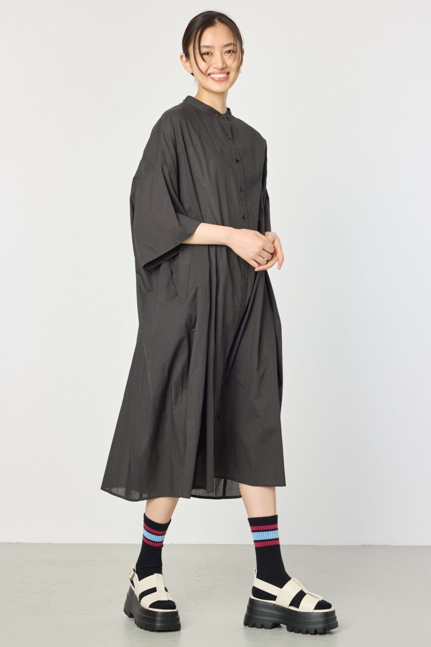 RODEO CROWNS「バンドカラールーズワンピース」|ワンピース|