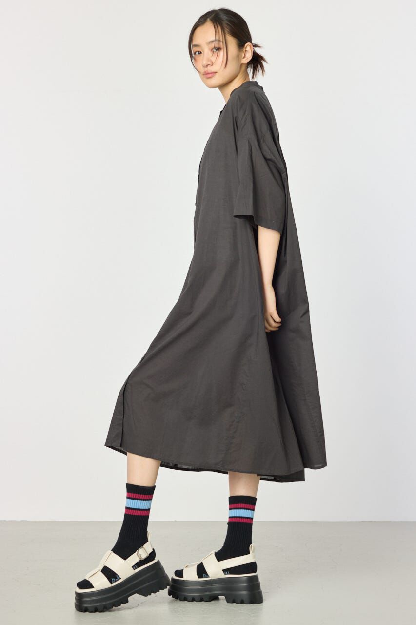 RODEO CROWNS「バンドカラールーズワンピース」|ワンピース|