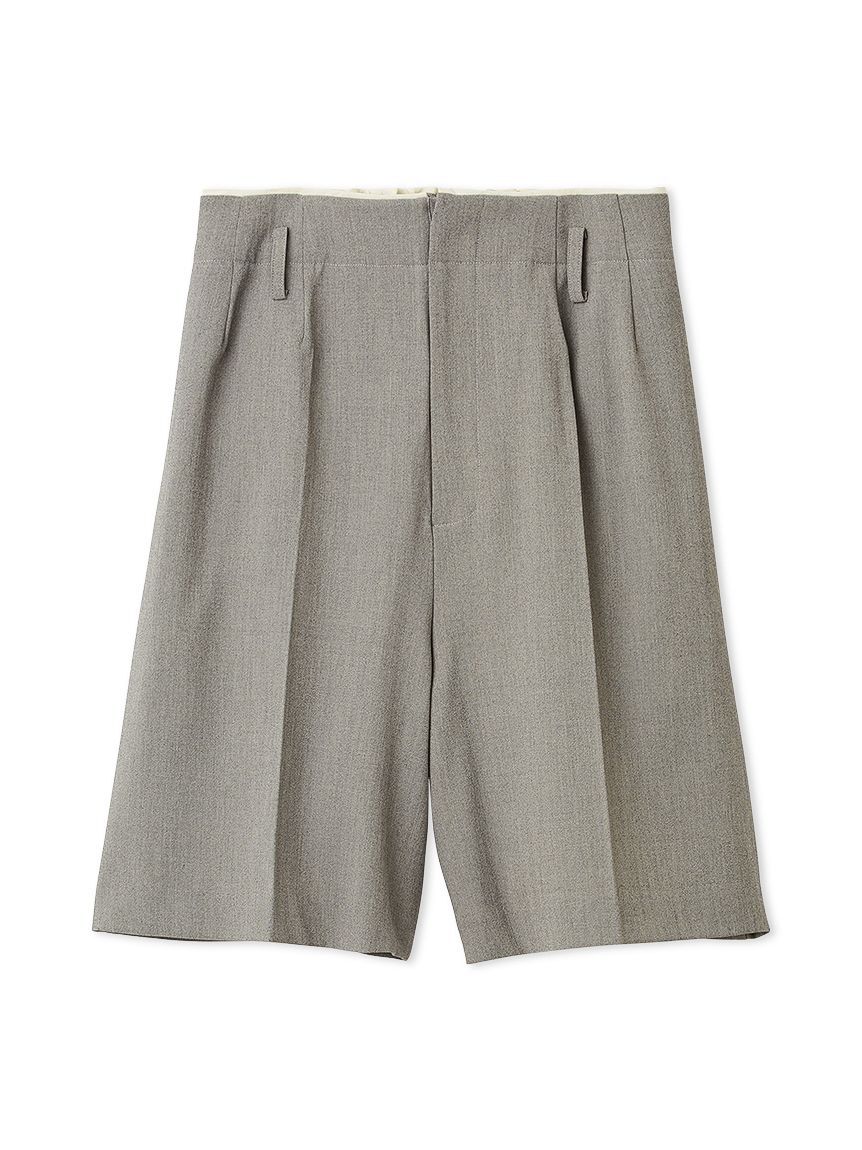 Mila Owen「トリミングハーフキュロットパンツ」|チノ|