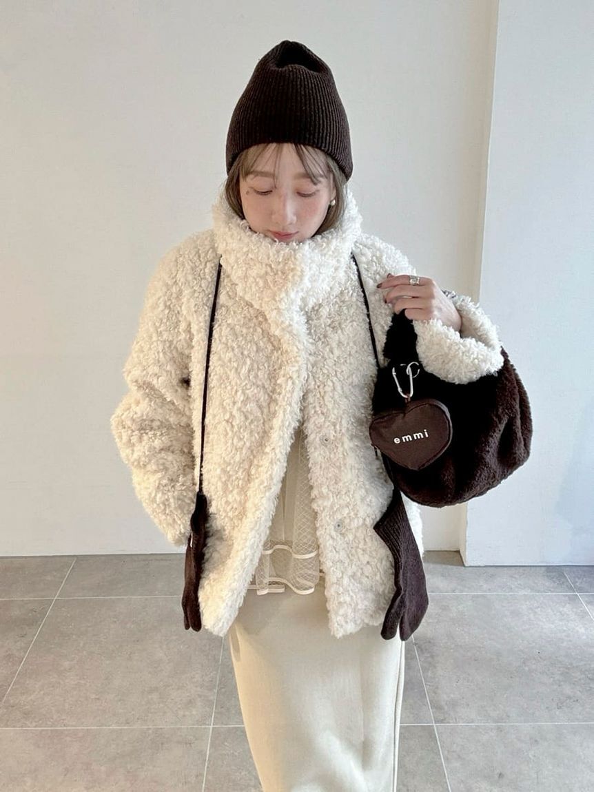 ボリュームボアコート（emmi atelier）｜ルミネのファッション通販