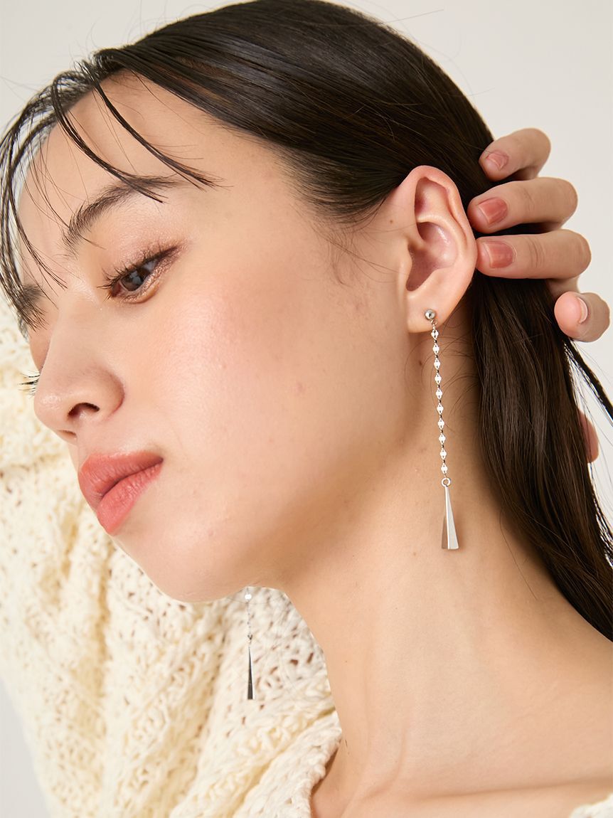 FRAY I.D「メタルバーチェーンピアス」|ピアス|