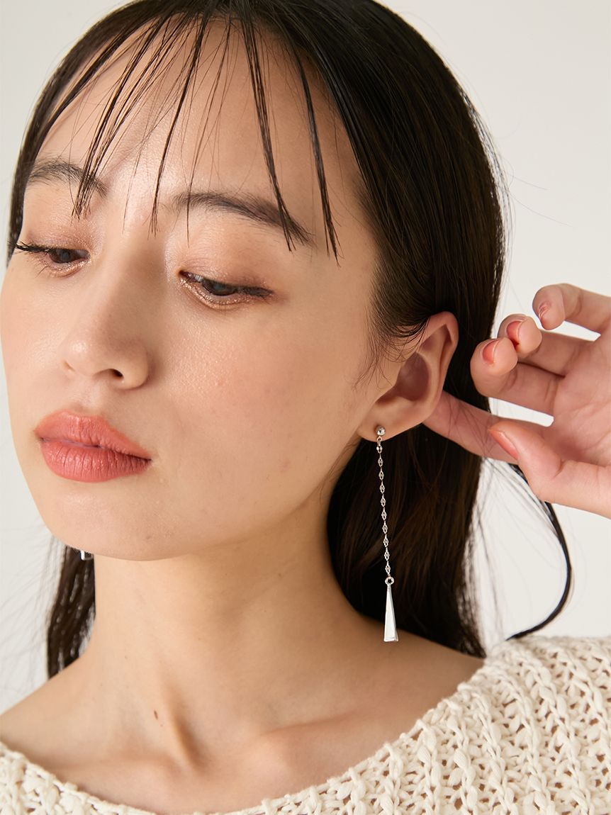 FRAY I.D「メタルバーチェーンピアス」|ピアス|