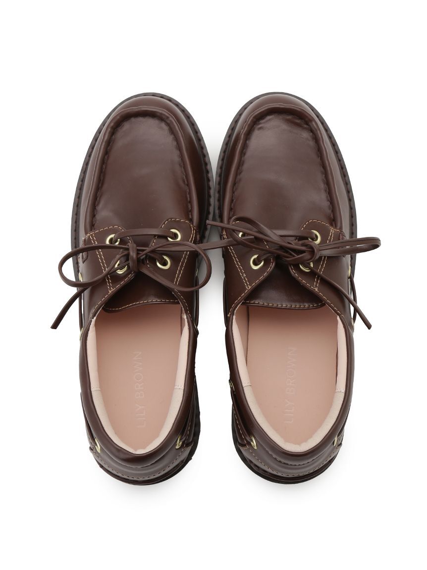 LILY BROWN「トラックソールデッキシューズ」|パンプス|