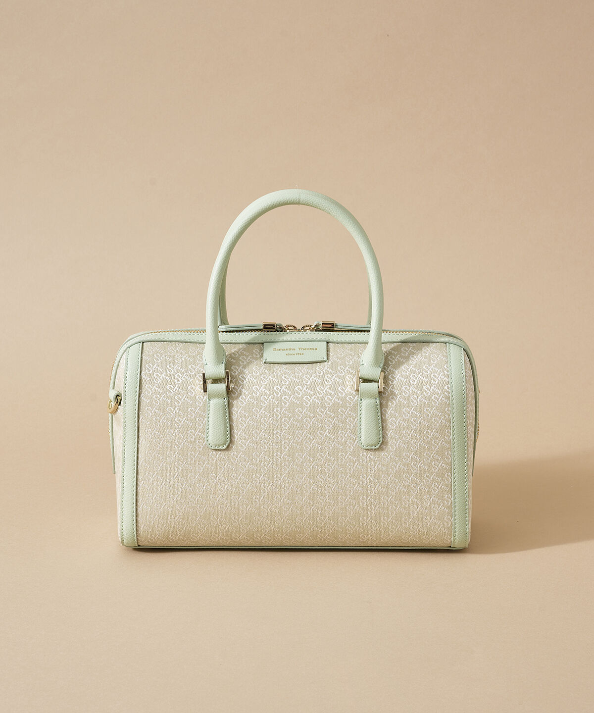 Samantha Thavasa「ST Jacquard ボストン オリゾンタール」|ボストンバッグ|