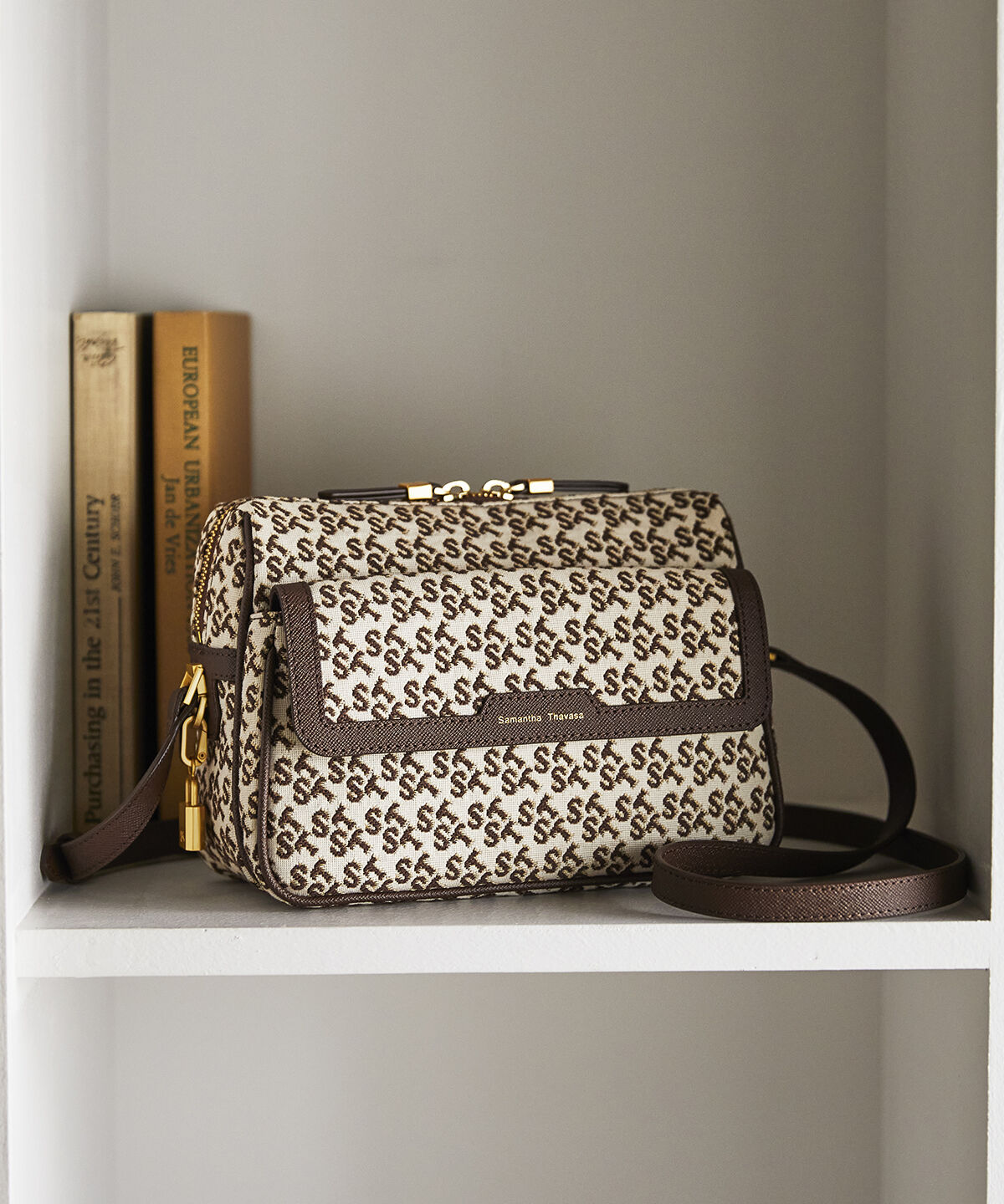 Samantha Thavasa「ST Jacquard シルエット ショルダーバッグ」|ショルダー・メッセンジャー|