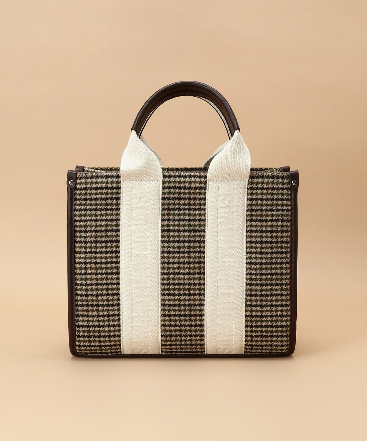 Samantha Thavasa「ガンクラブチェック スクエアトート」|トートバッグ|