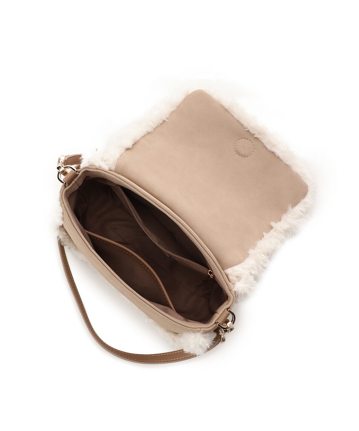 Samantha Thavasa「スウェード調ボアショルダーバッグ」|ショルダー・メッセンジャー|