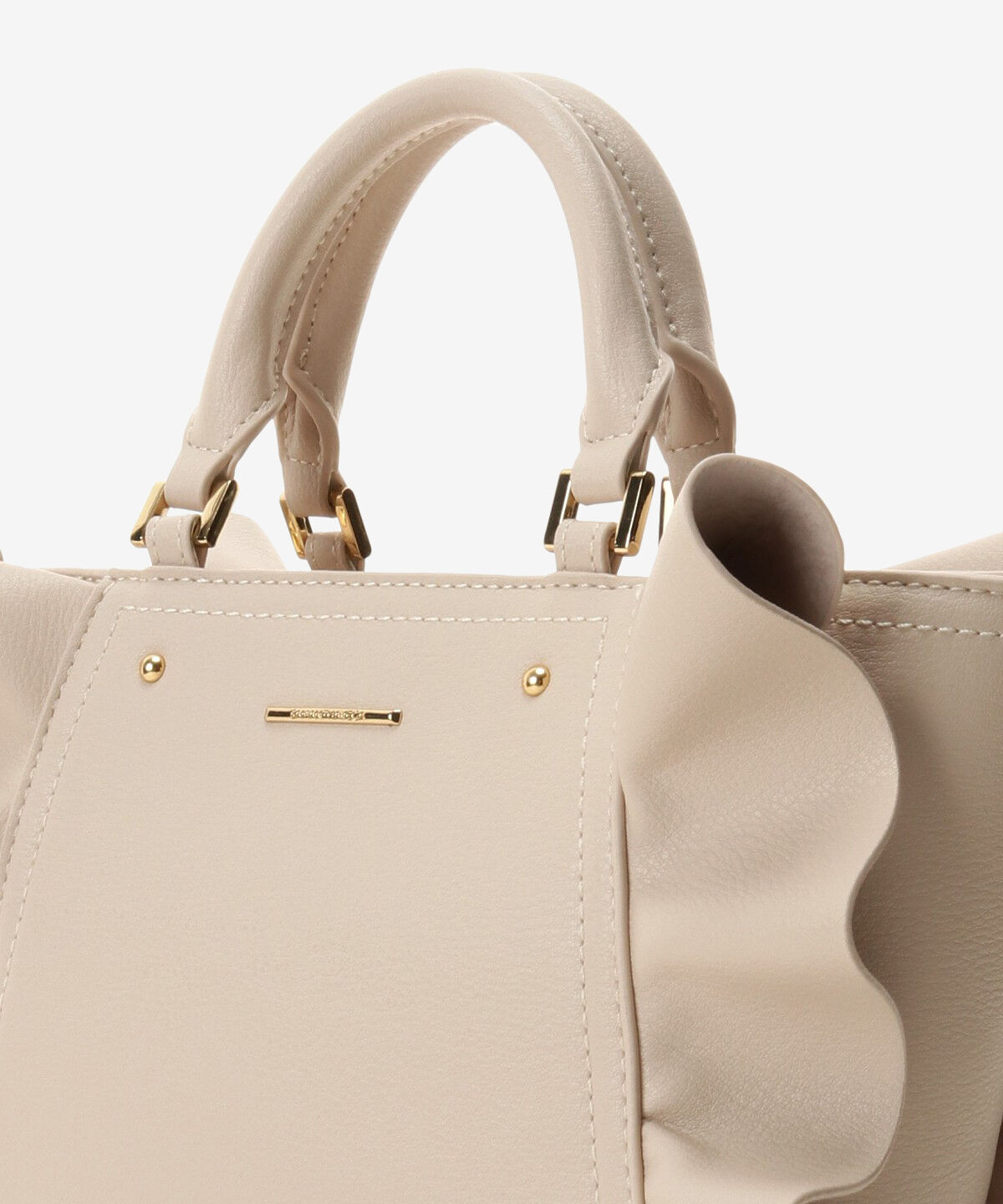 Samantha Vega「ハートポーチ付フリルトート」|ハンドバッグ|