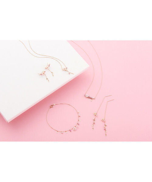 Samantha Tiara「K10 PG 花びらモチーフブレスレット」|ブレスレット・バングル|