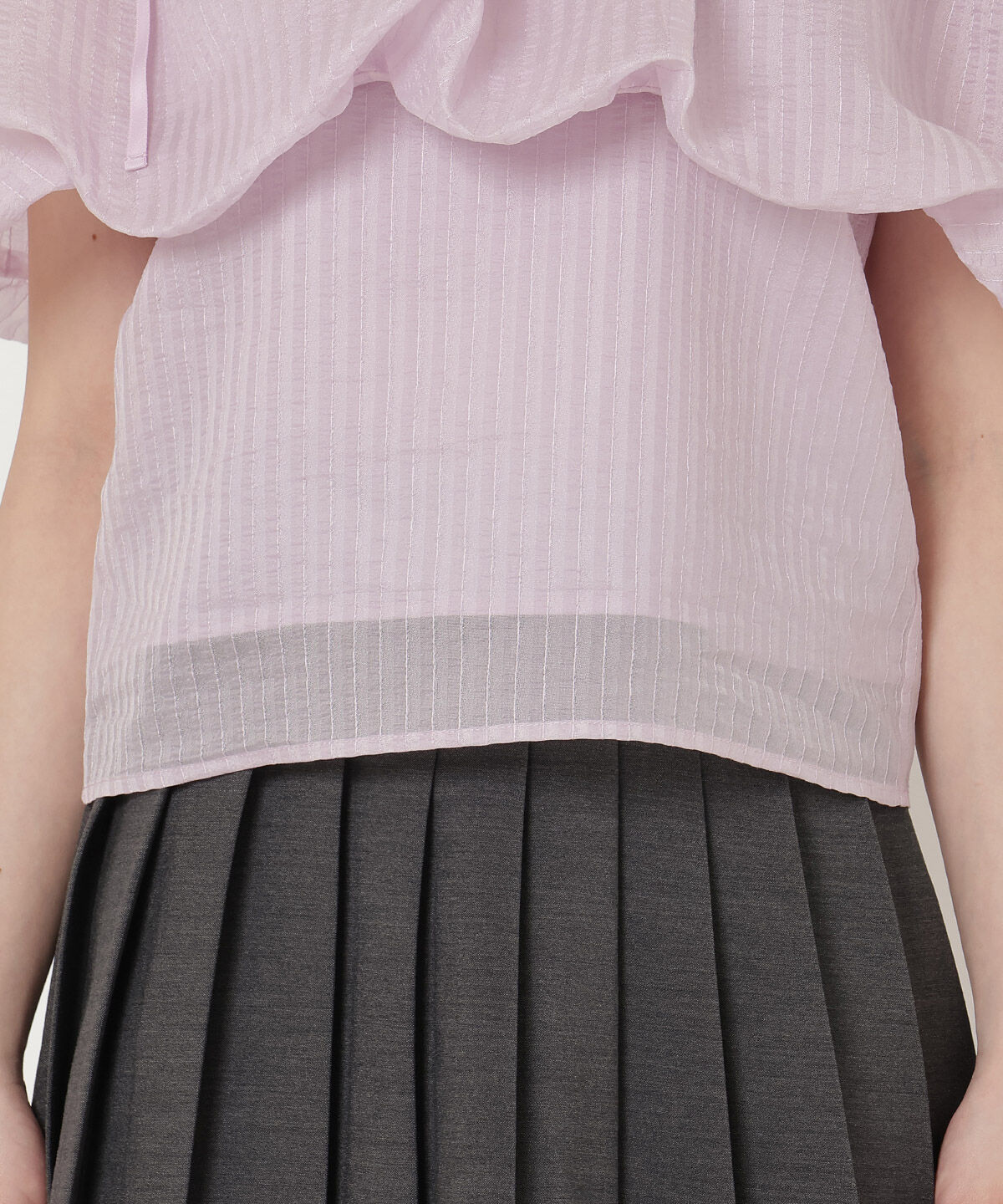 REDYAZEL「ストライプシアートップス」|Tシャツ・カットソー|