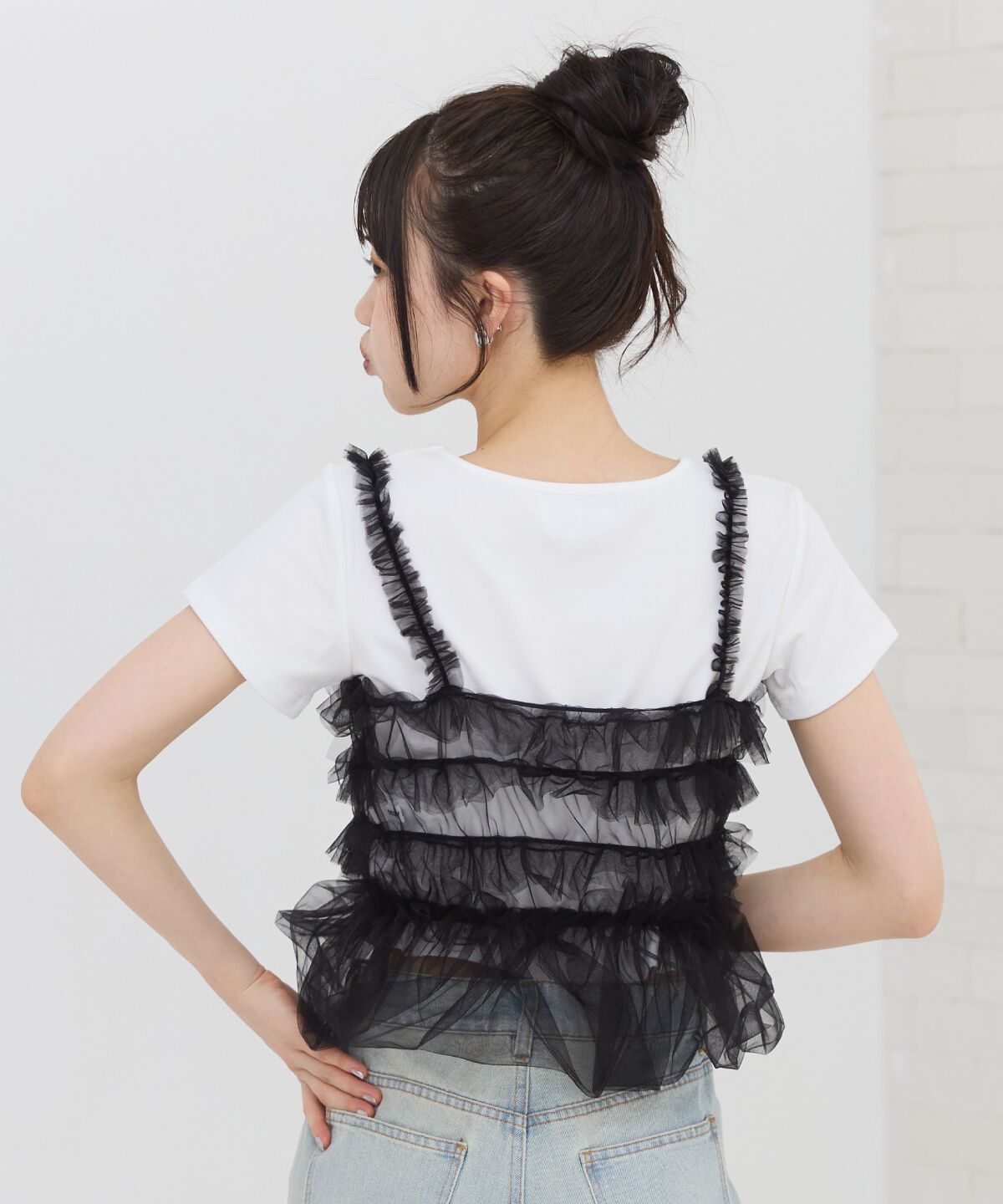 REDYAZEL「チュールビスチェ&times;Ｔシャツ」|Tシャツ・カットソー|