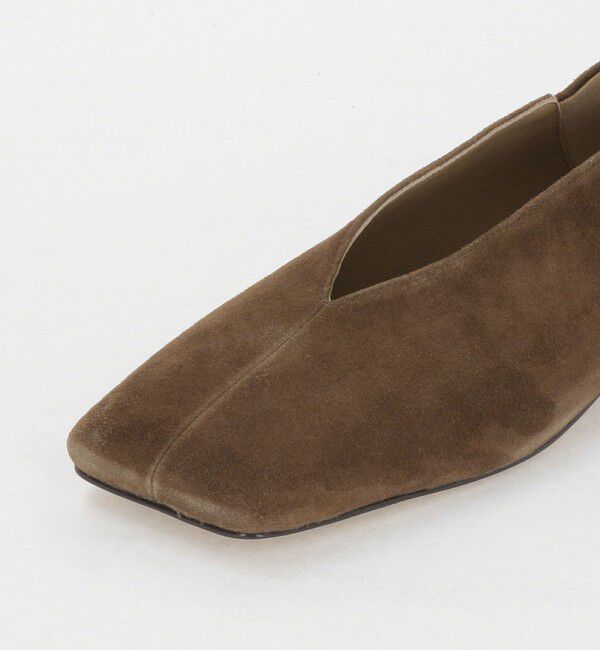 ODETTE E ODILE「オブリークスクエアトゥフラット15&darr;&uarr;」|パンプス|